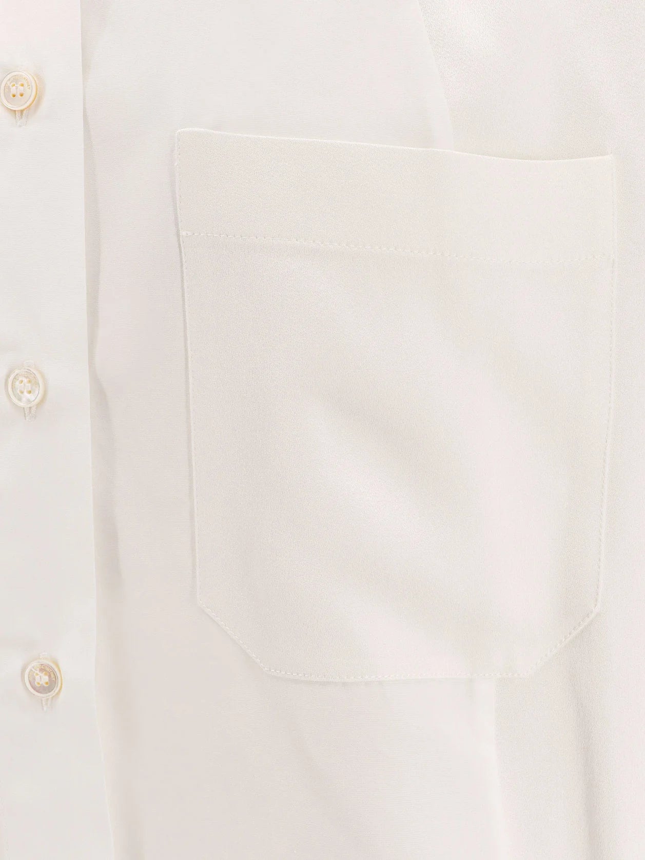Oversize satin shirt