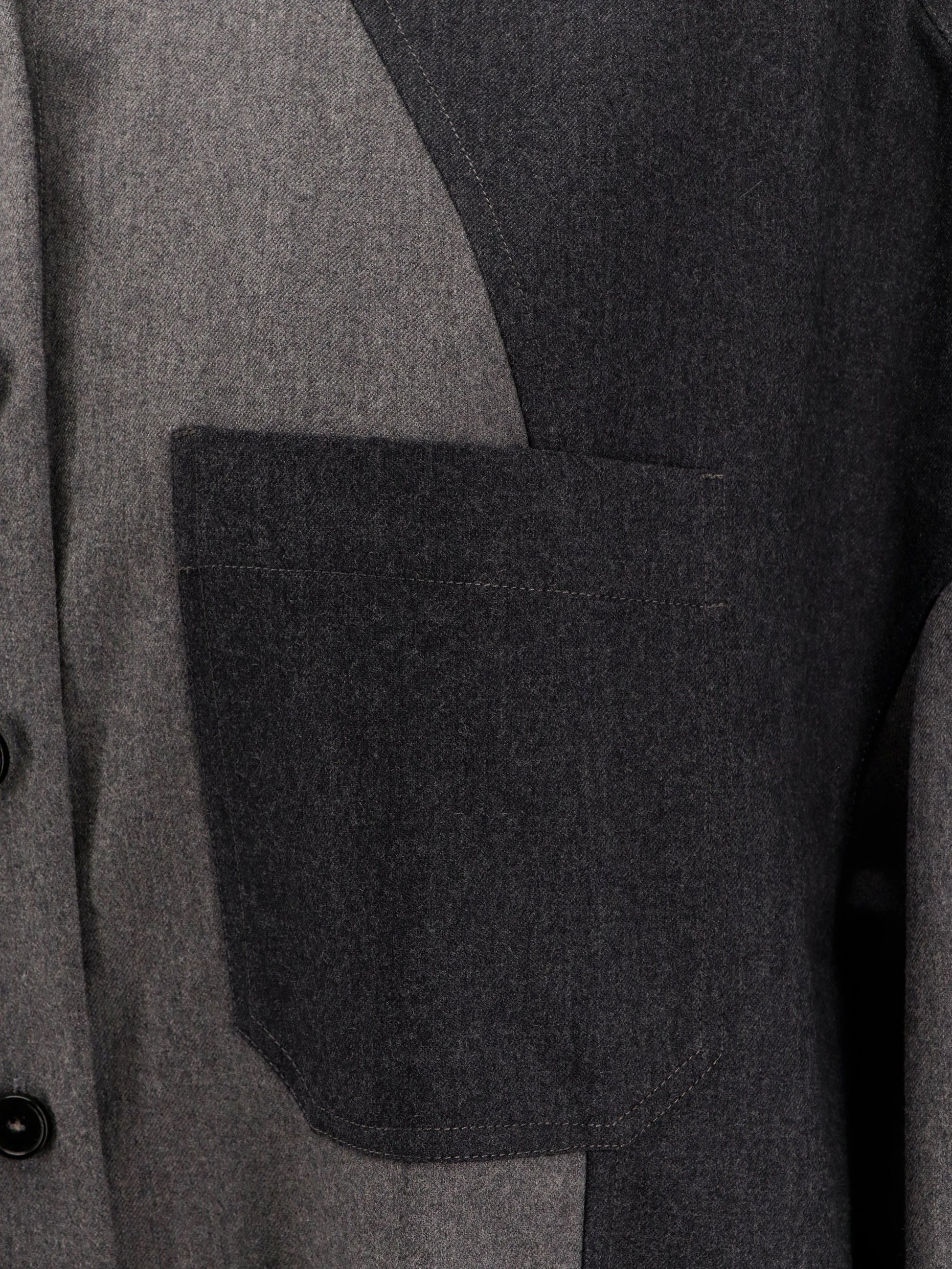 Oversize wool shirt