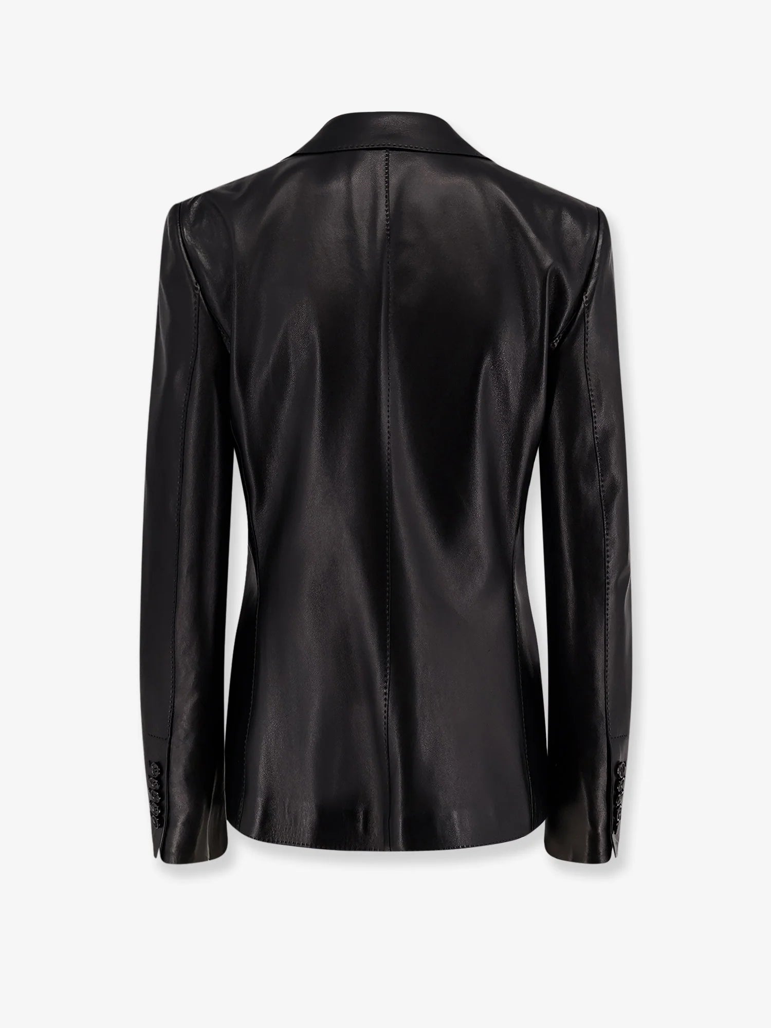 Leather blazer
