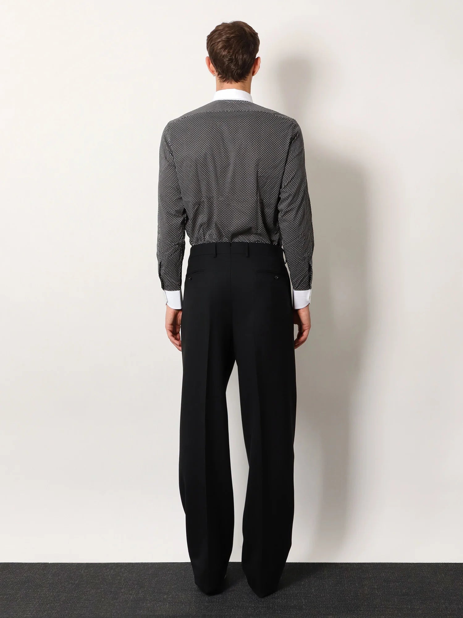 Microfantasy cotton shirt