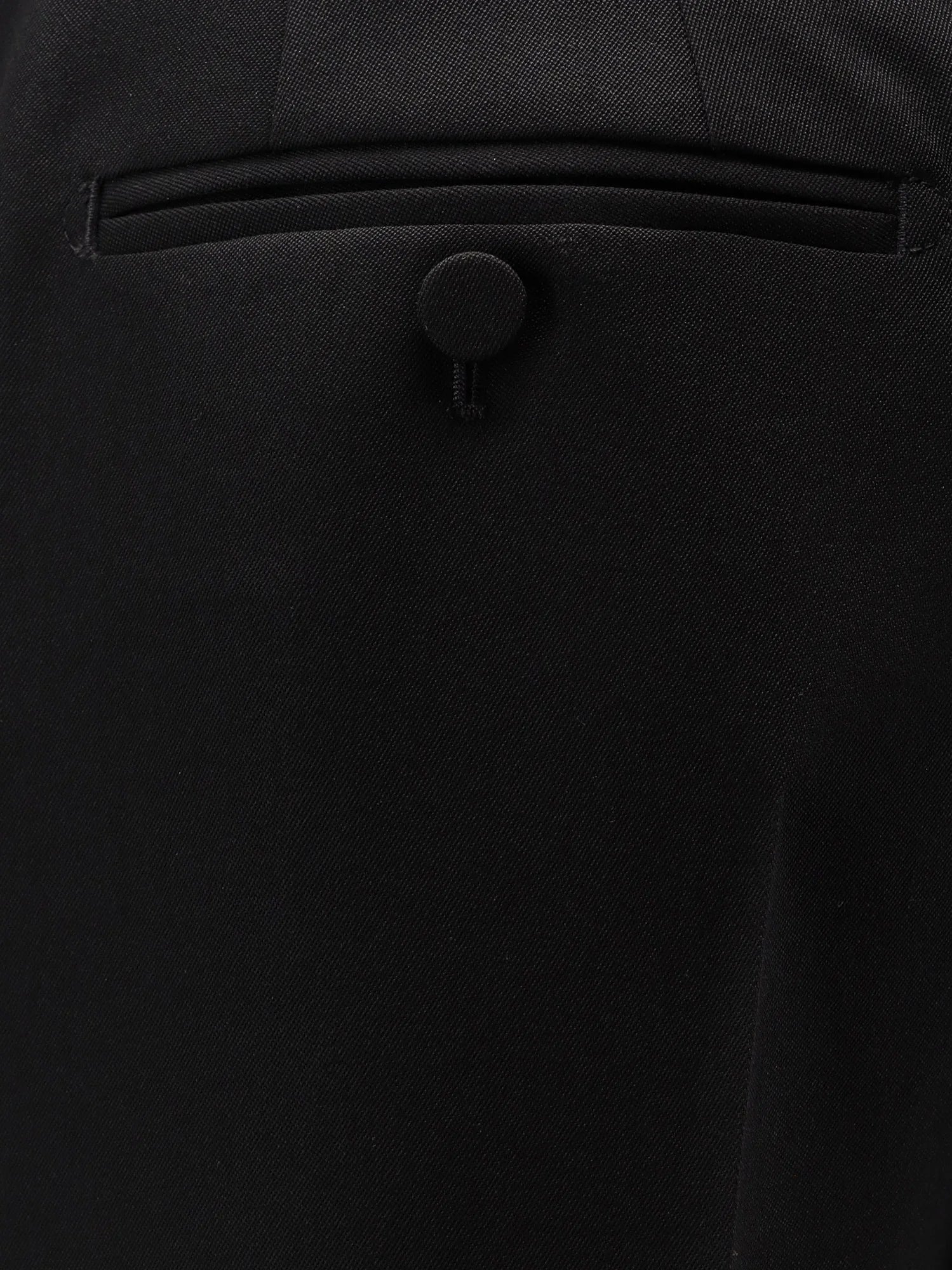 Pleated wool trousers