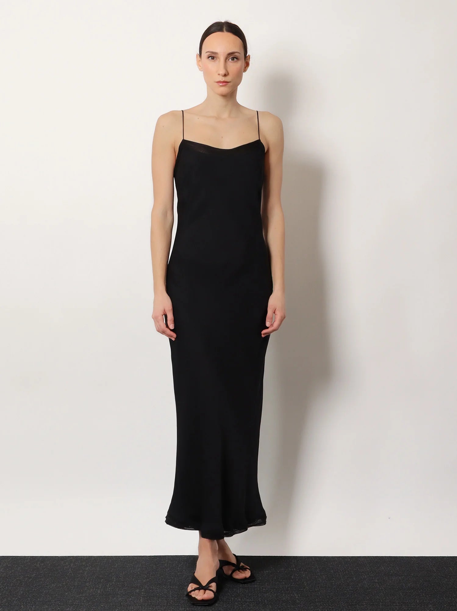 Long silk dress