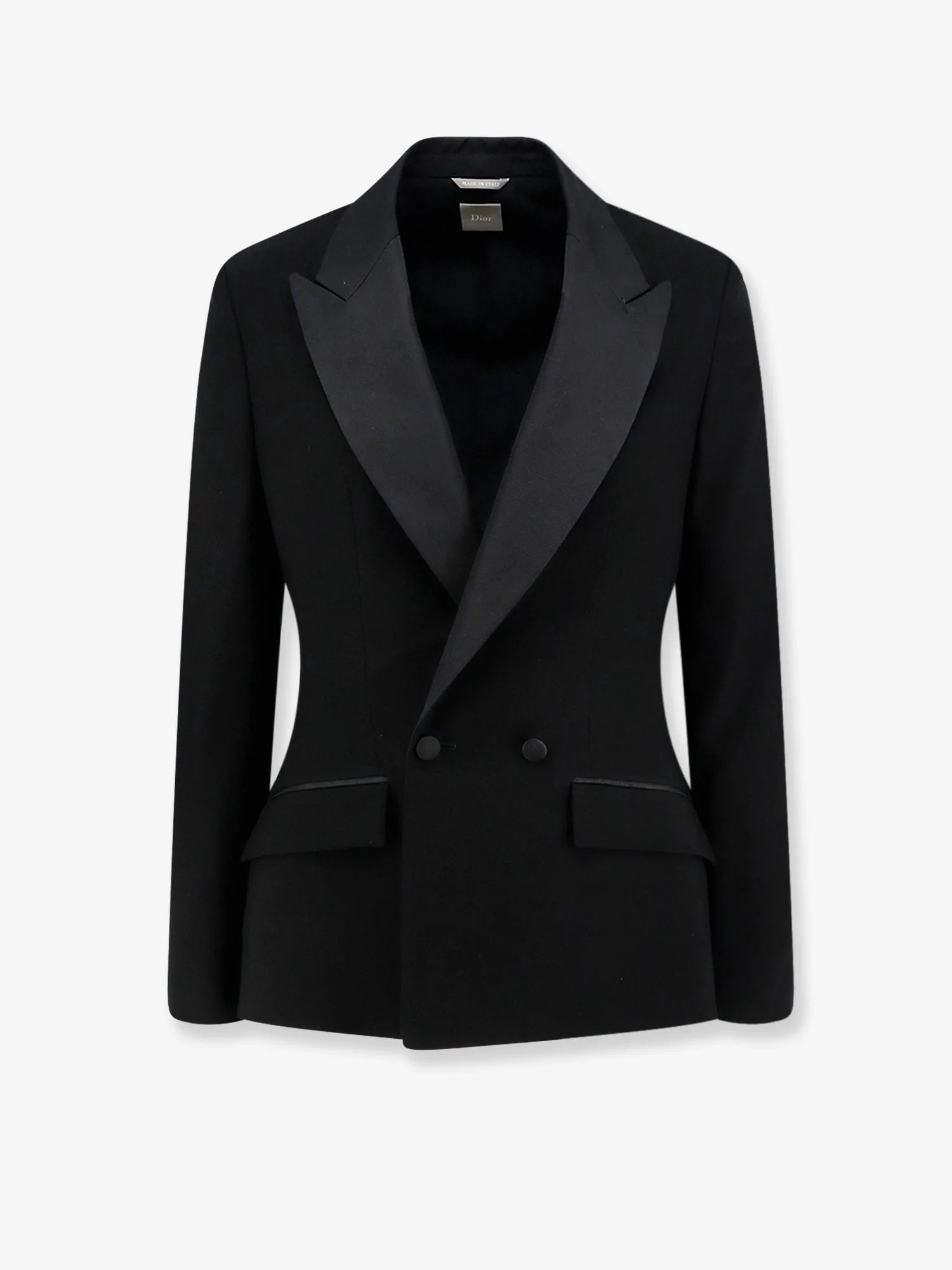 Bar virgin wool tuxedo blazer