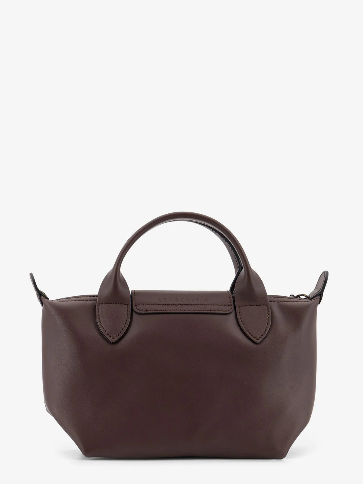 Le Pliage Xtra XS Leather Shoulder Bag with Engraved Logo