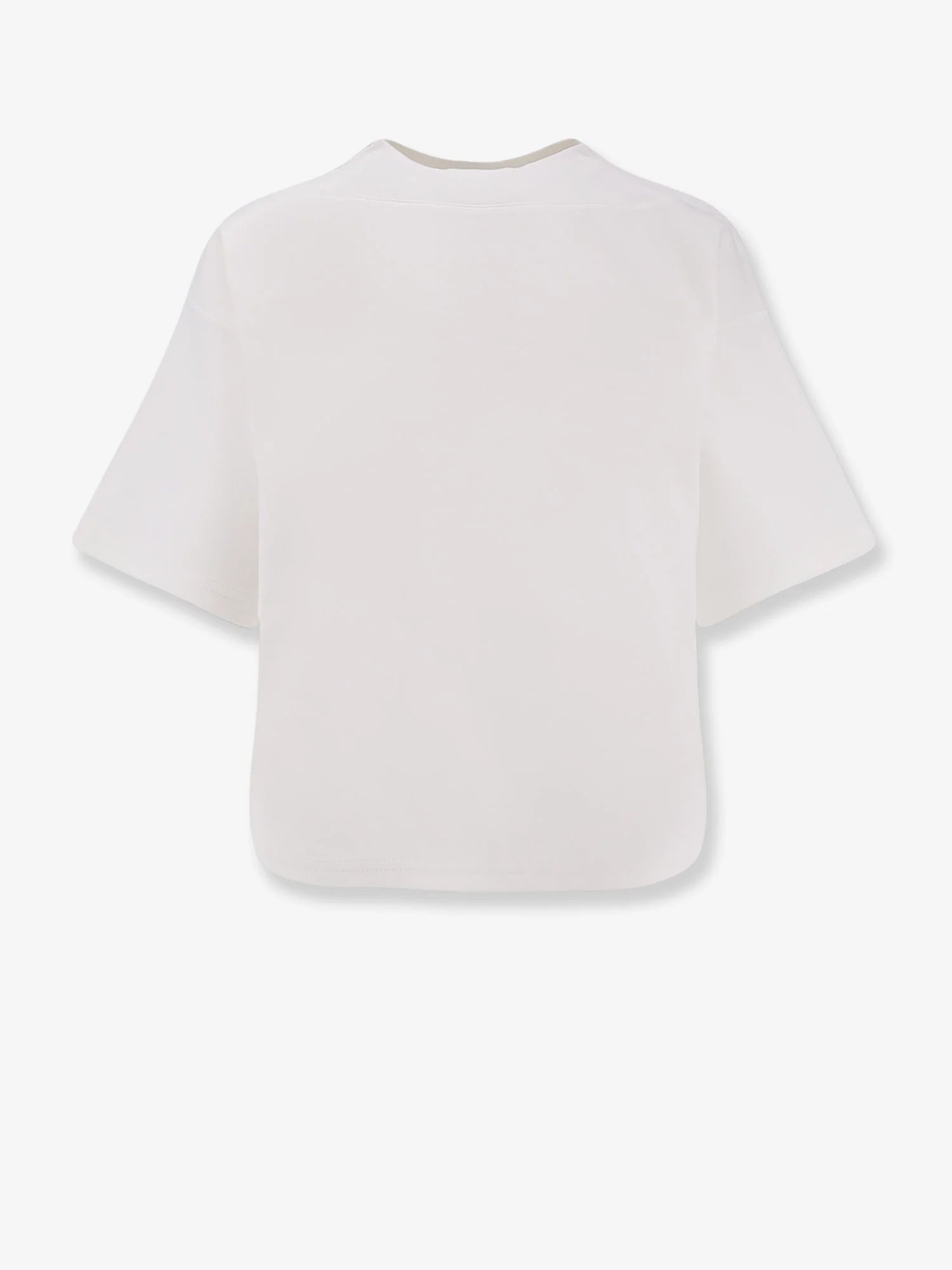 Boxy cotton blend t-shirt
