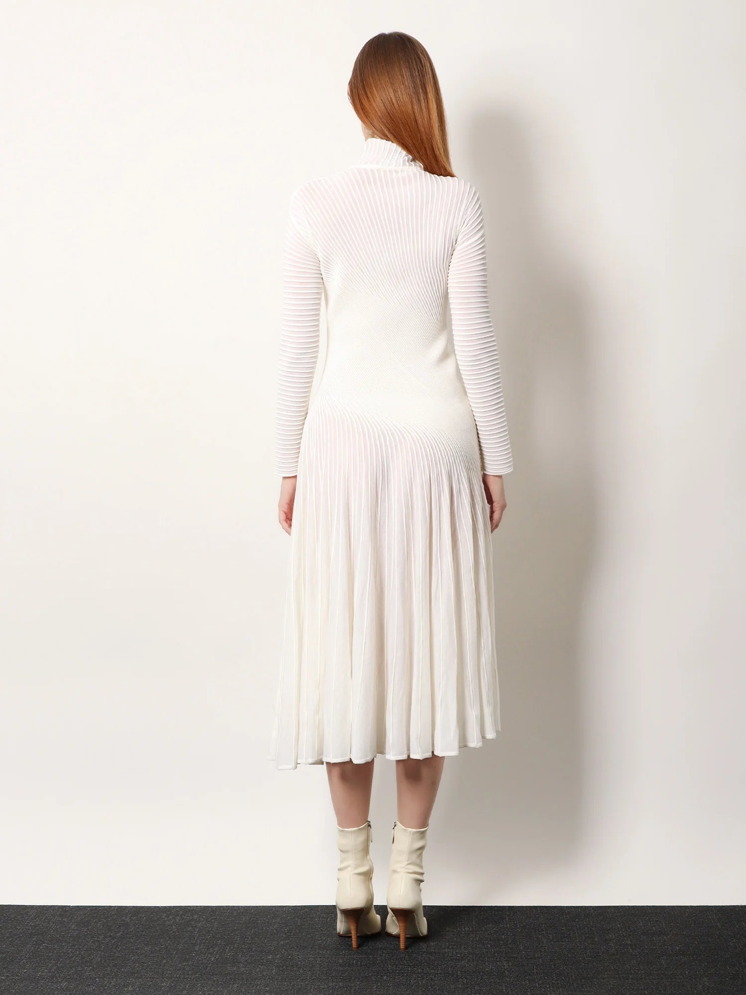 Long wool dress