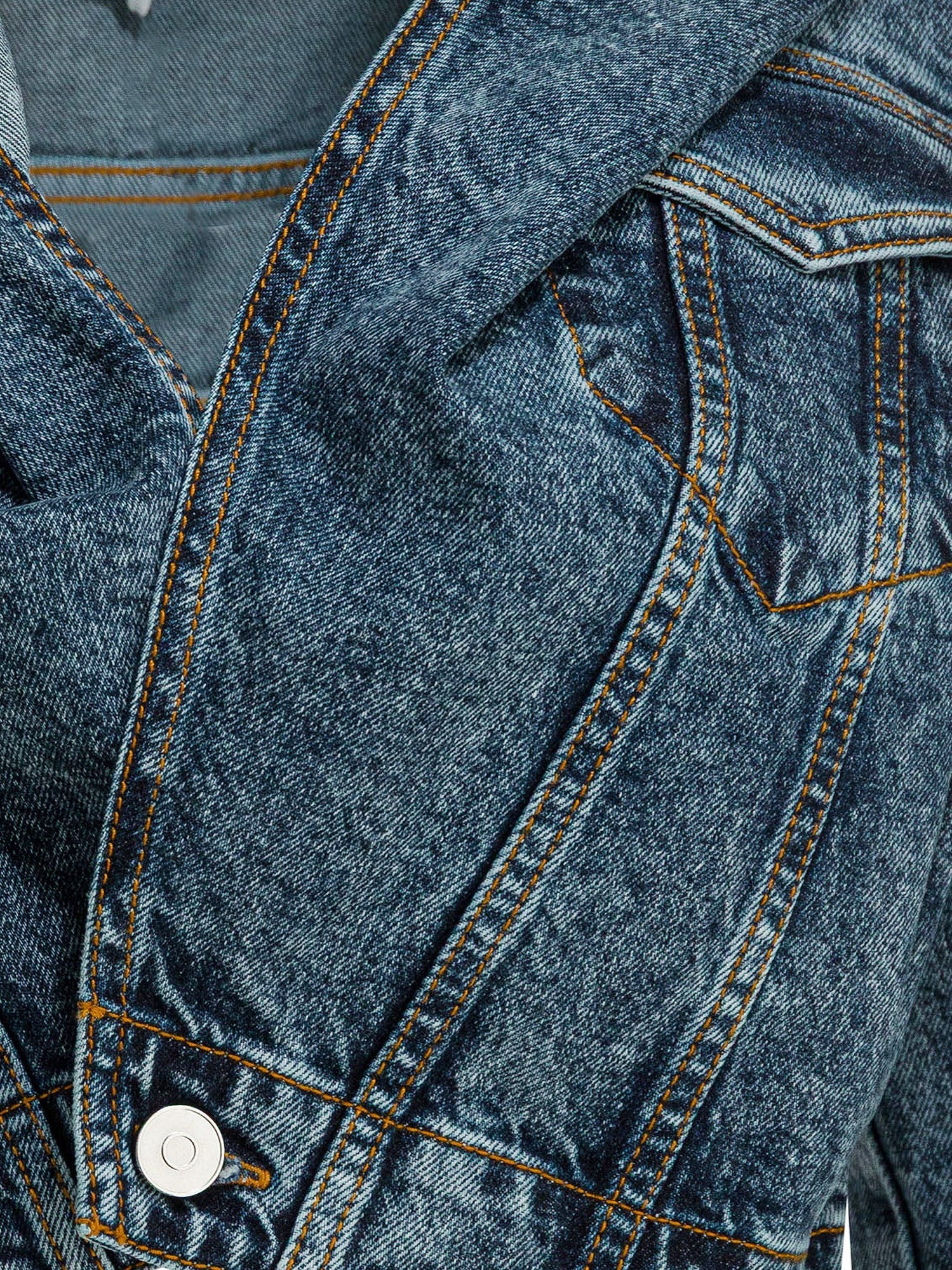 Hooded denim jacket