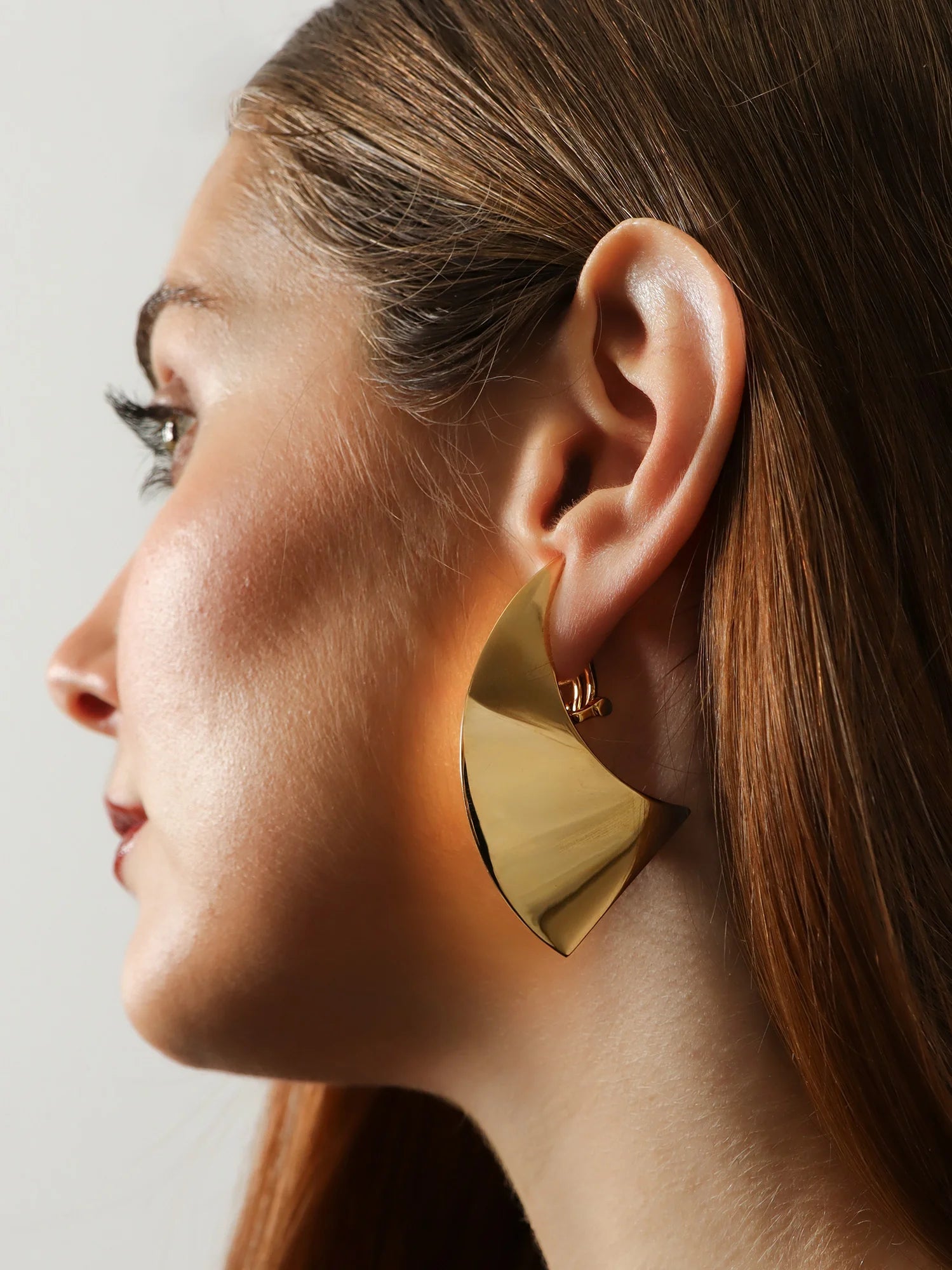 Brass earrings