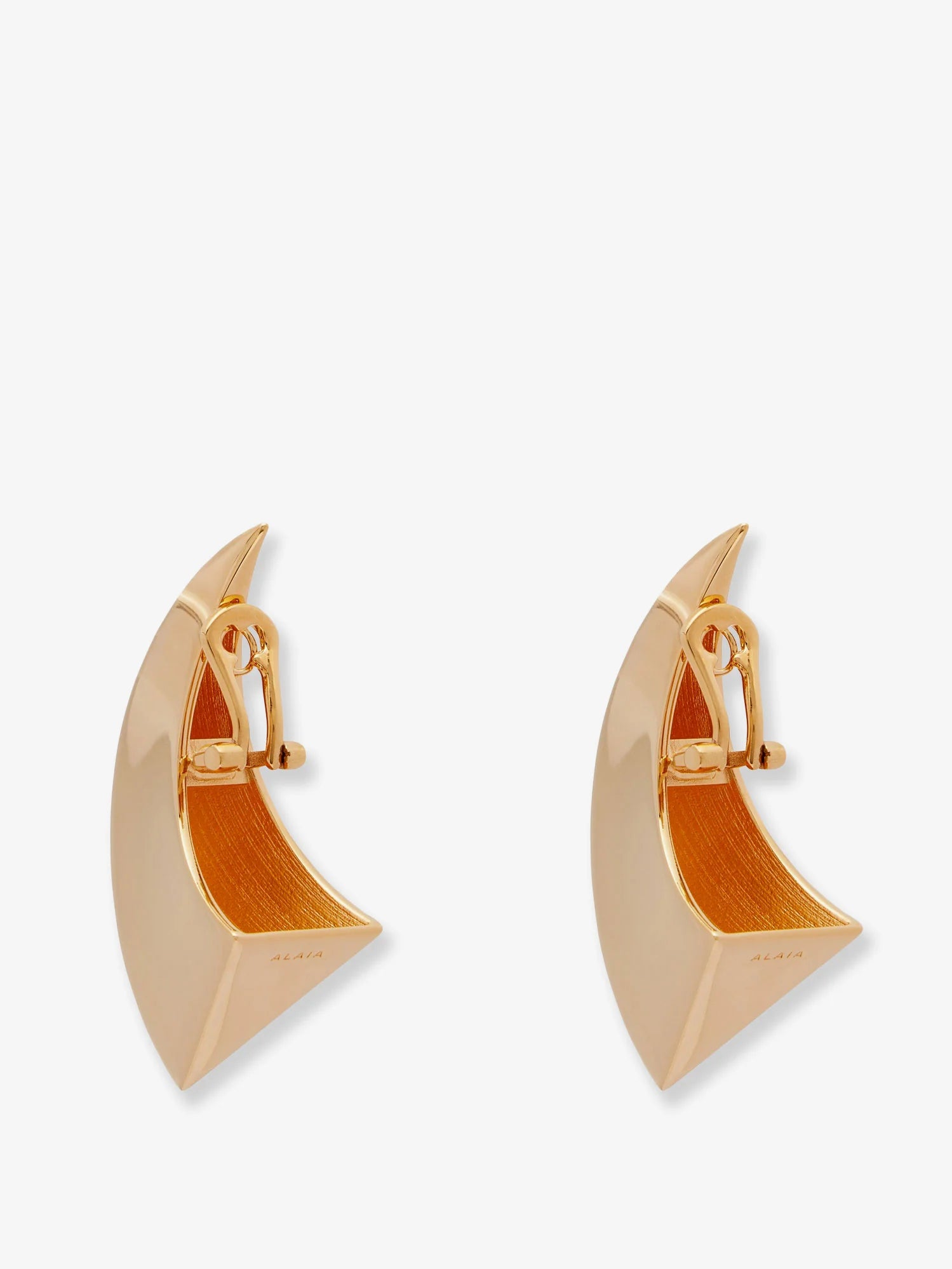 Brass earrings