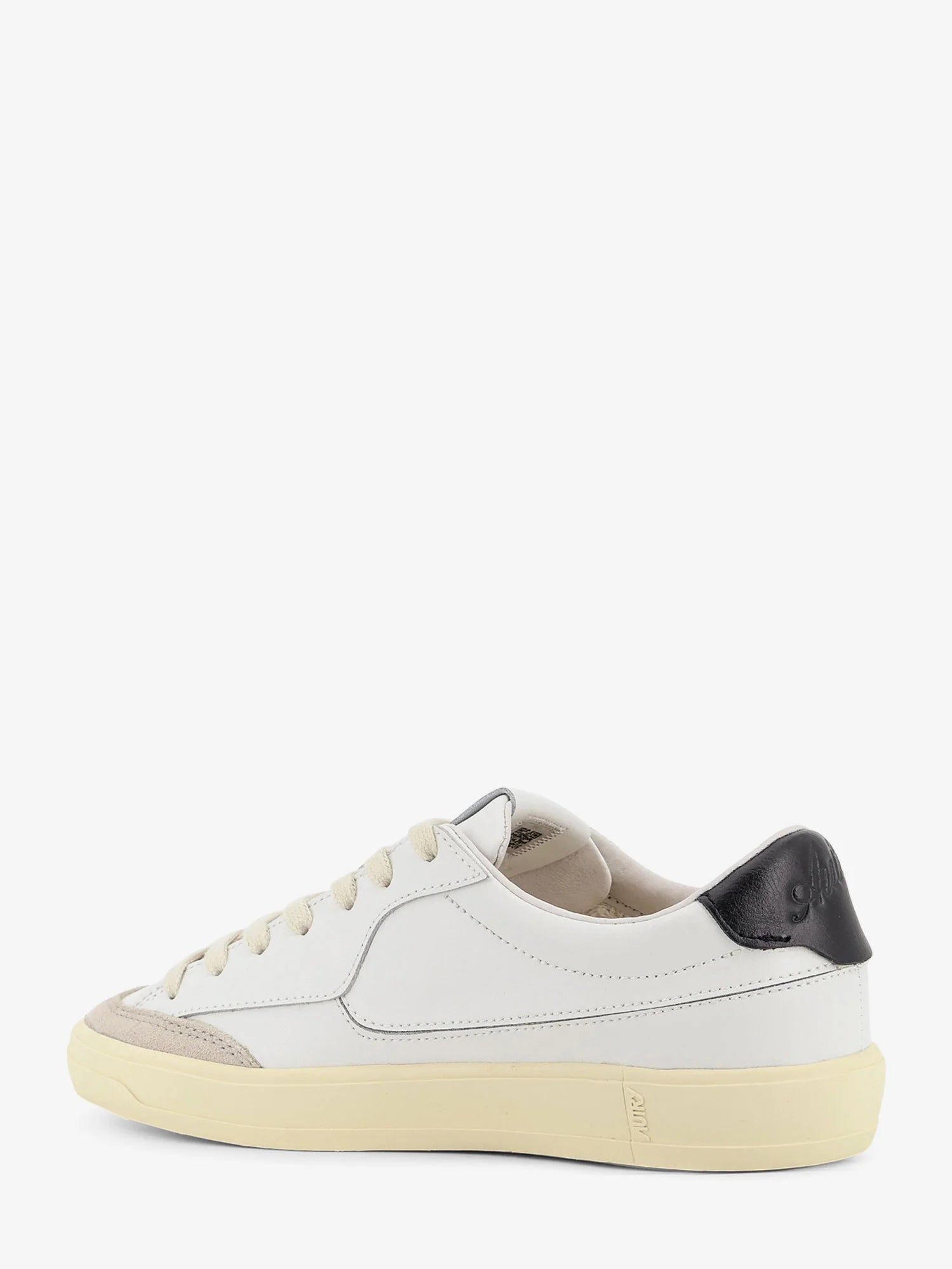 Windscape leather sneakers with suede insert