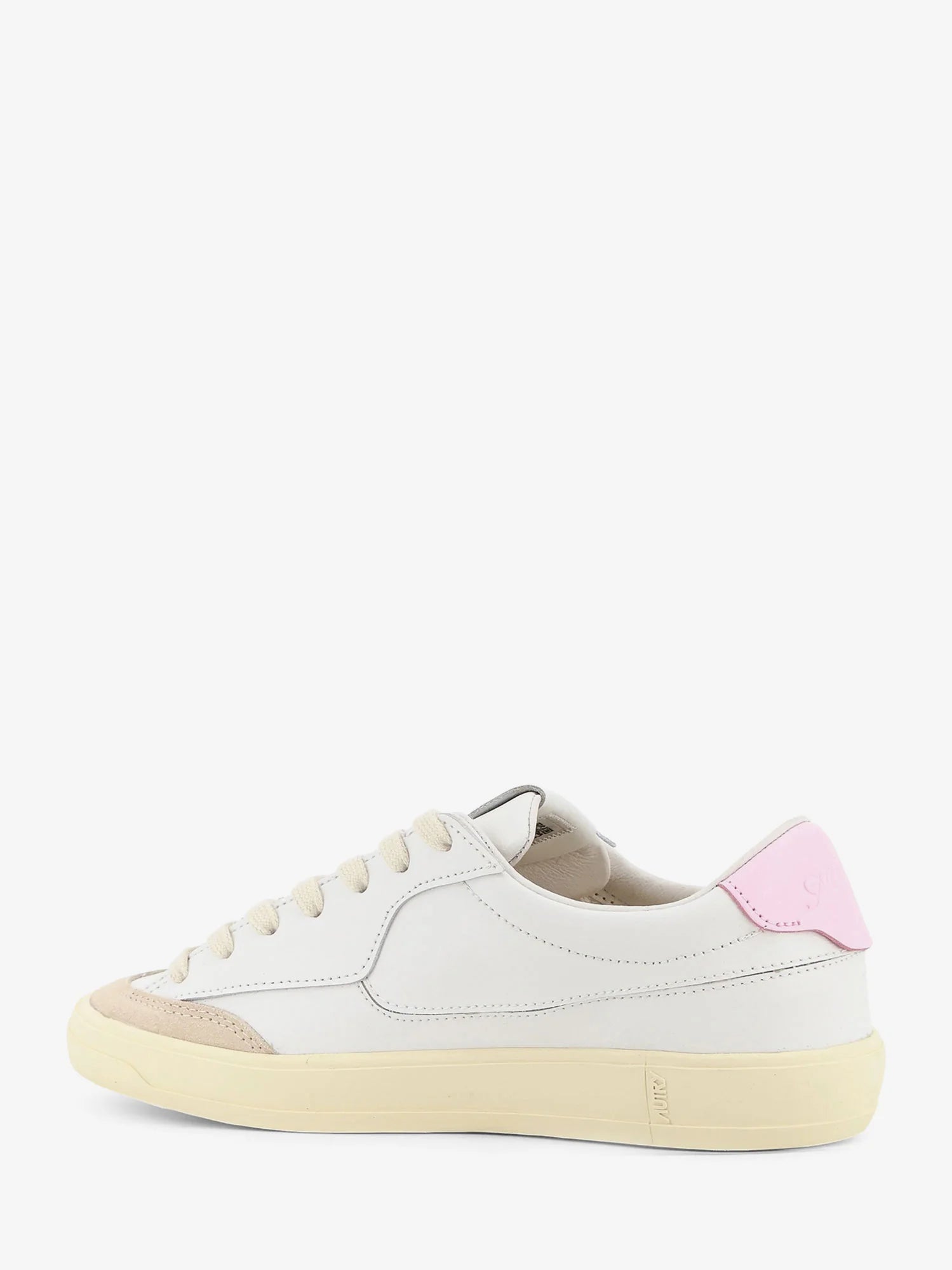 Windscape leather sneakers with suede insert