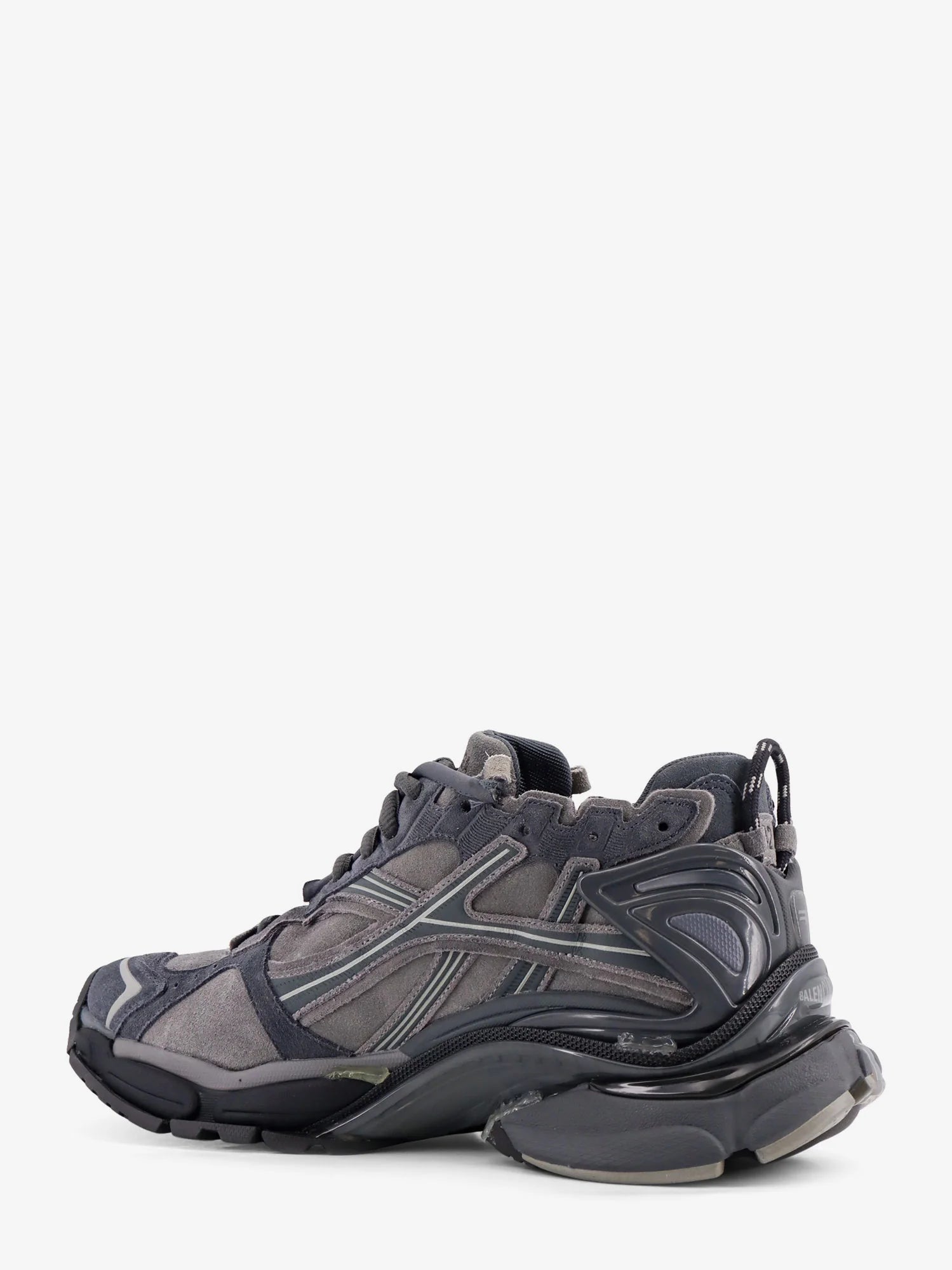 Runner sneakers in mesh with contrasting inserts