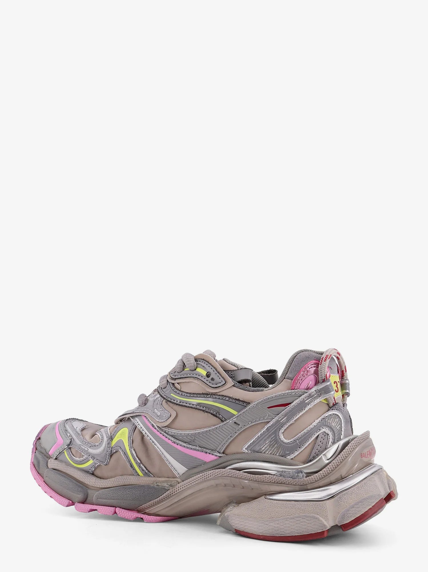 Runner 2 nylon low-top sneakers with leather inserts