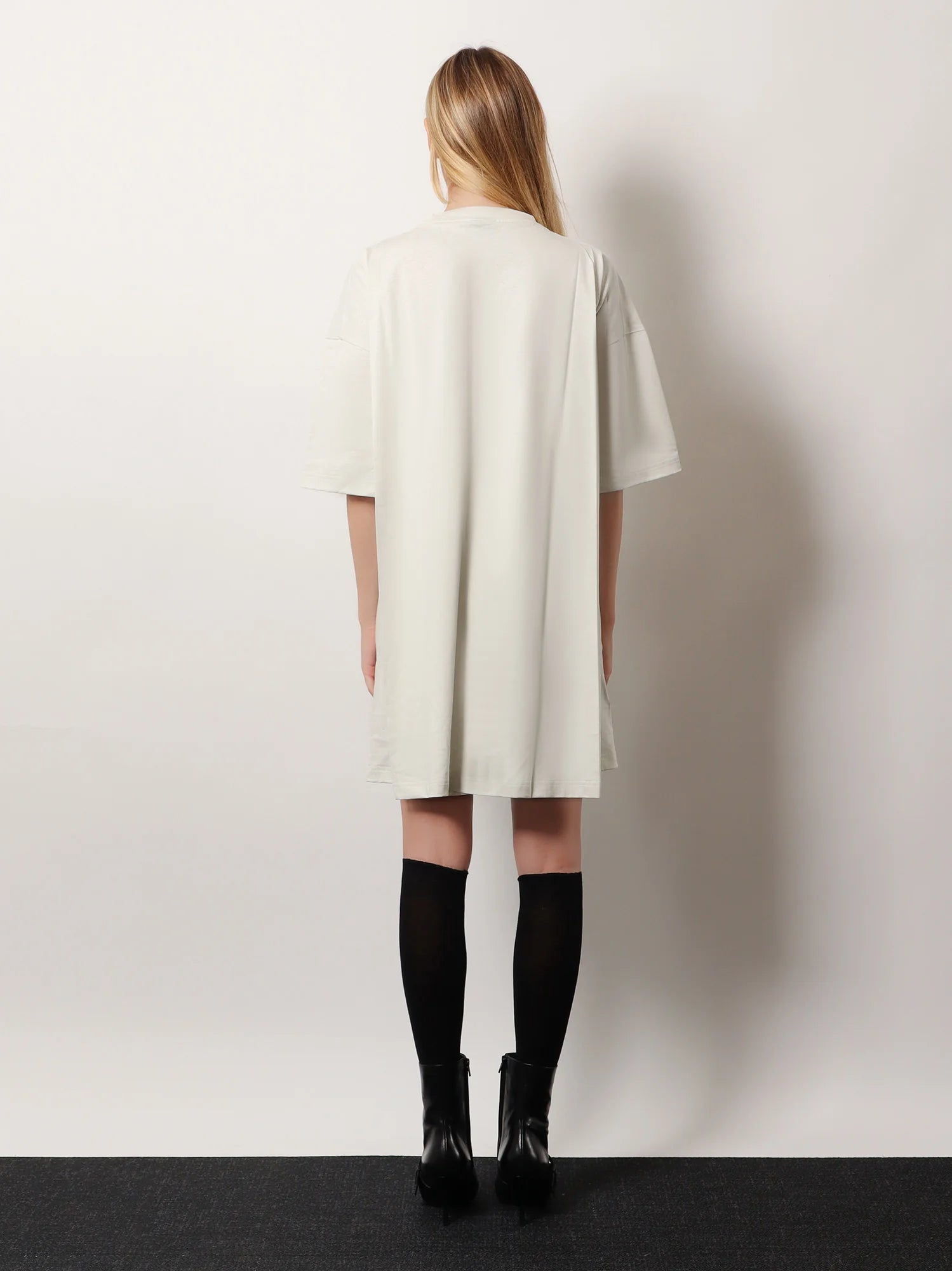 Cotton jersey Semi fitted short dress