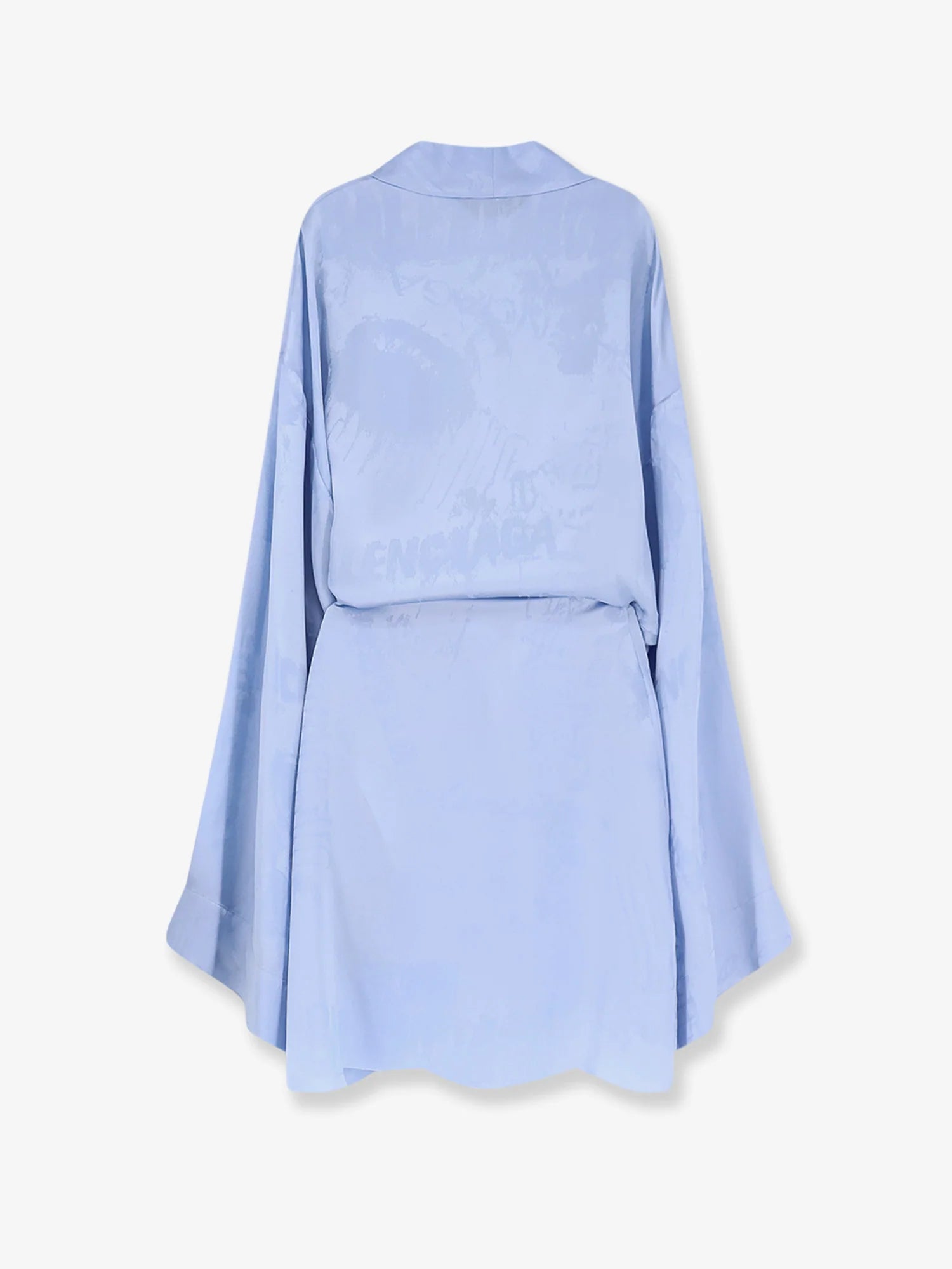 Wrap silk mini dress