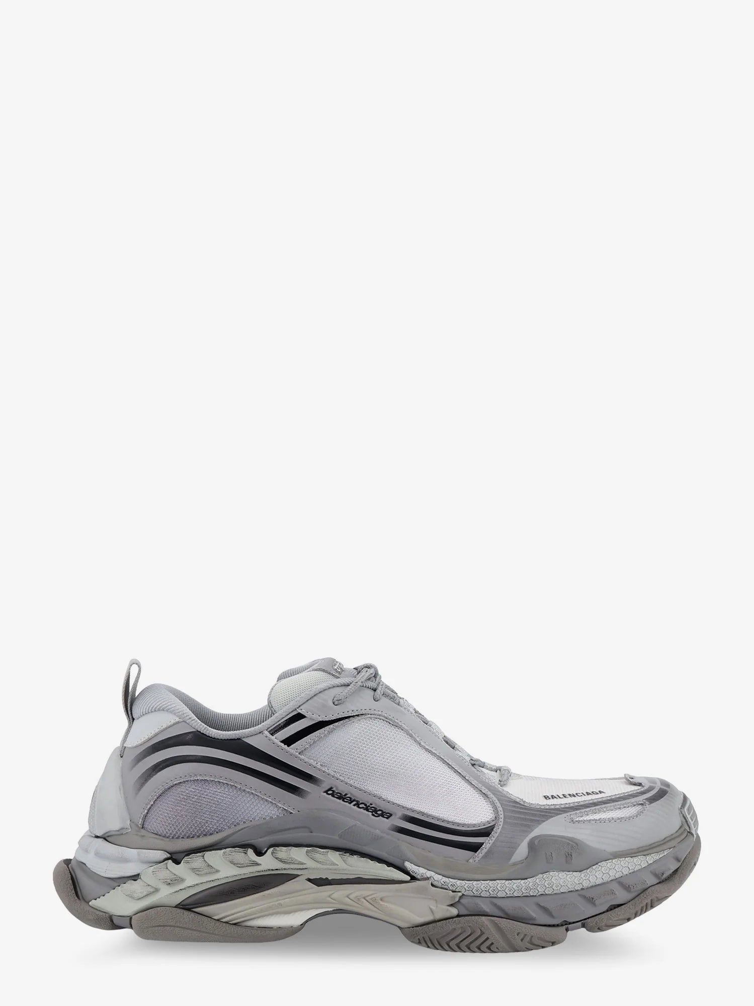 Triple S.2 Gradient mesh sneakers with used-effect nylon inserts