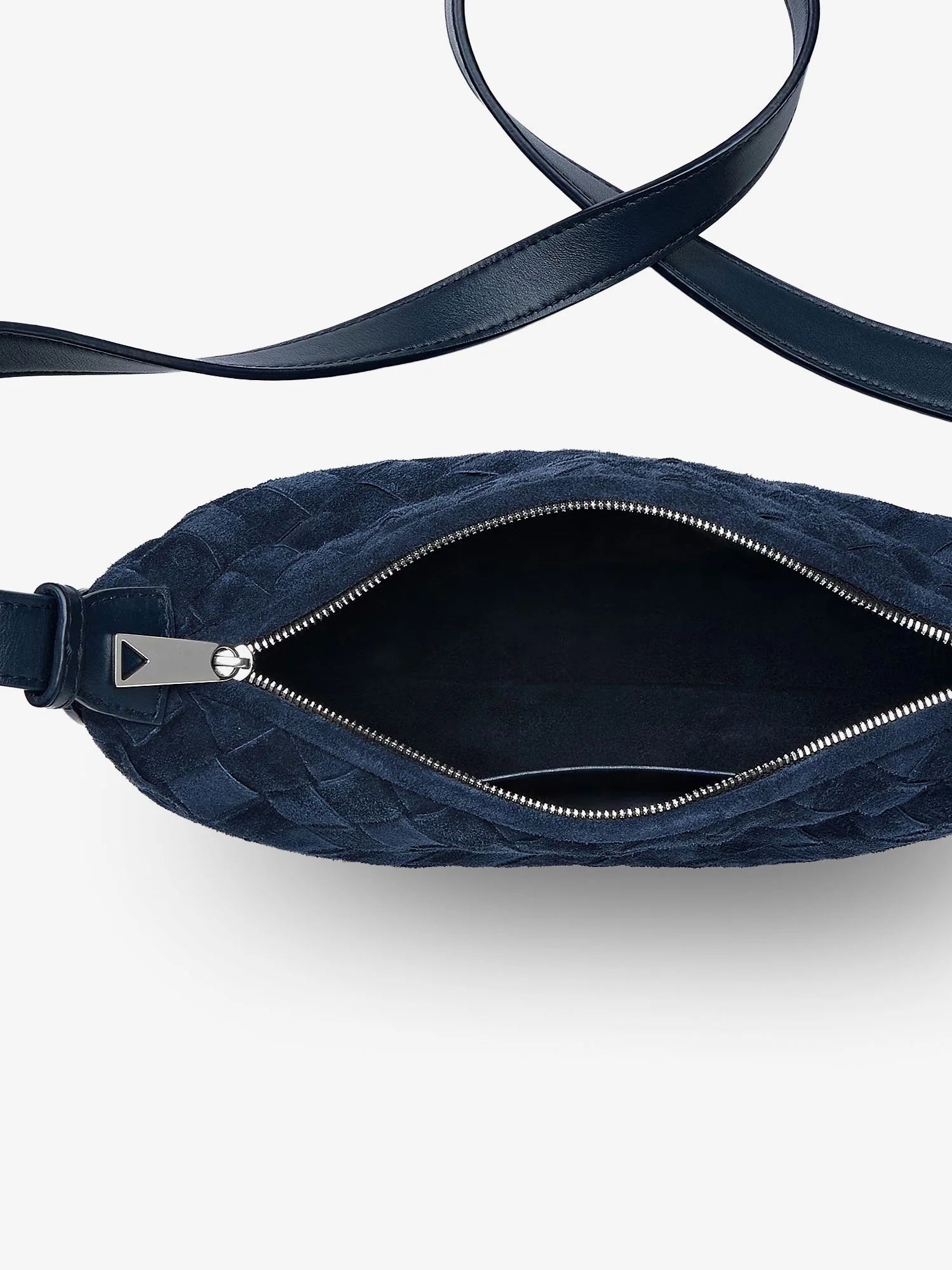 Traveler suede shoulder bag