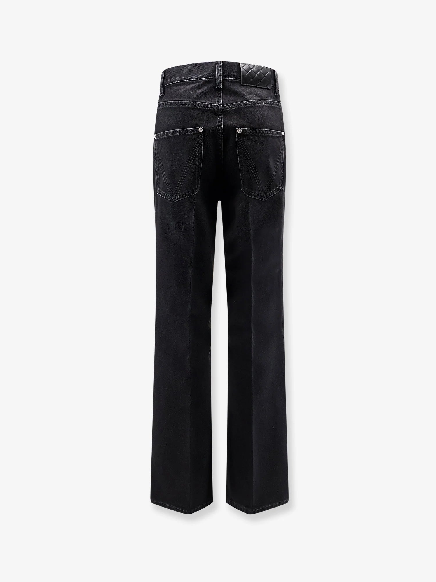 Black denim trousers