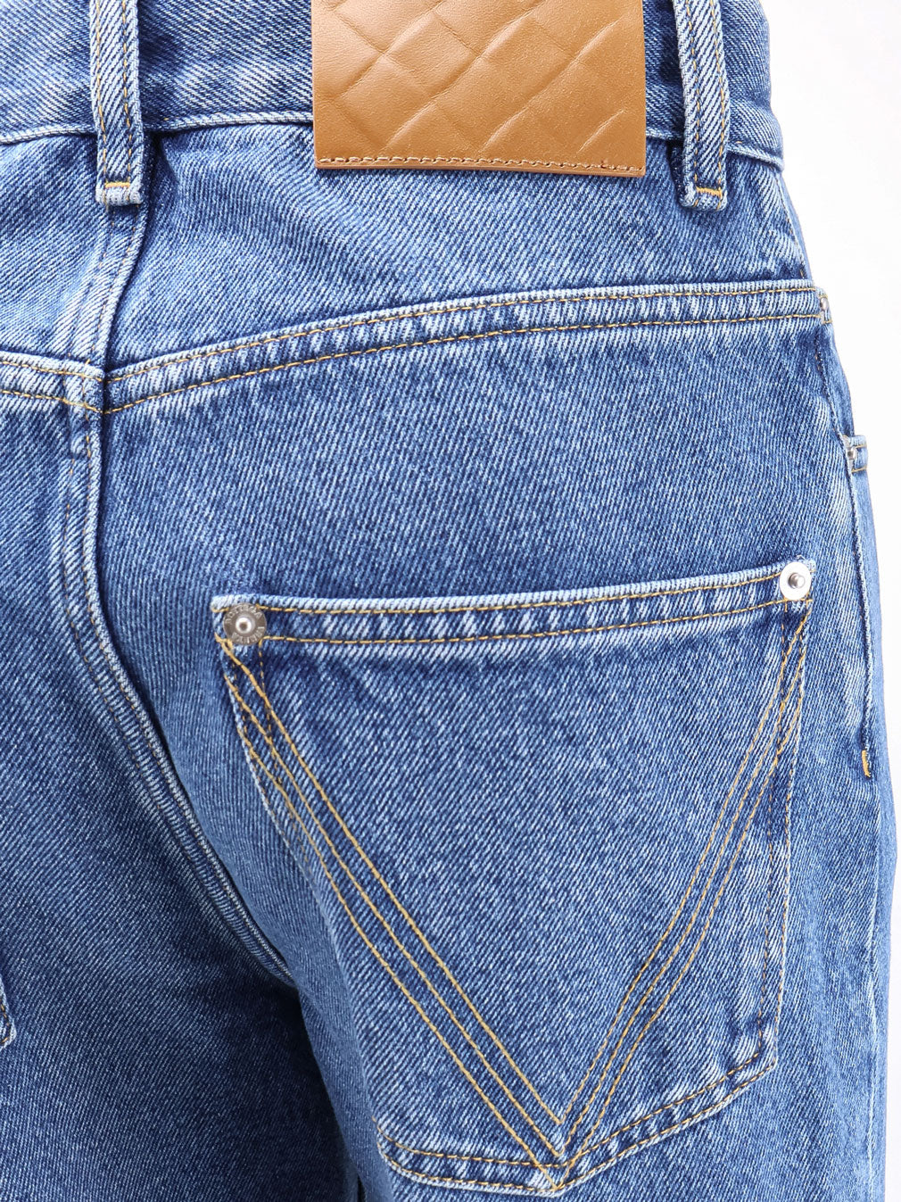 Black denim trousers