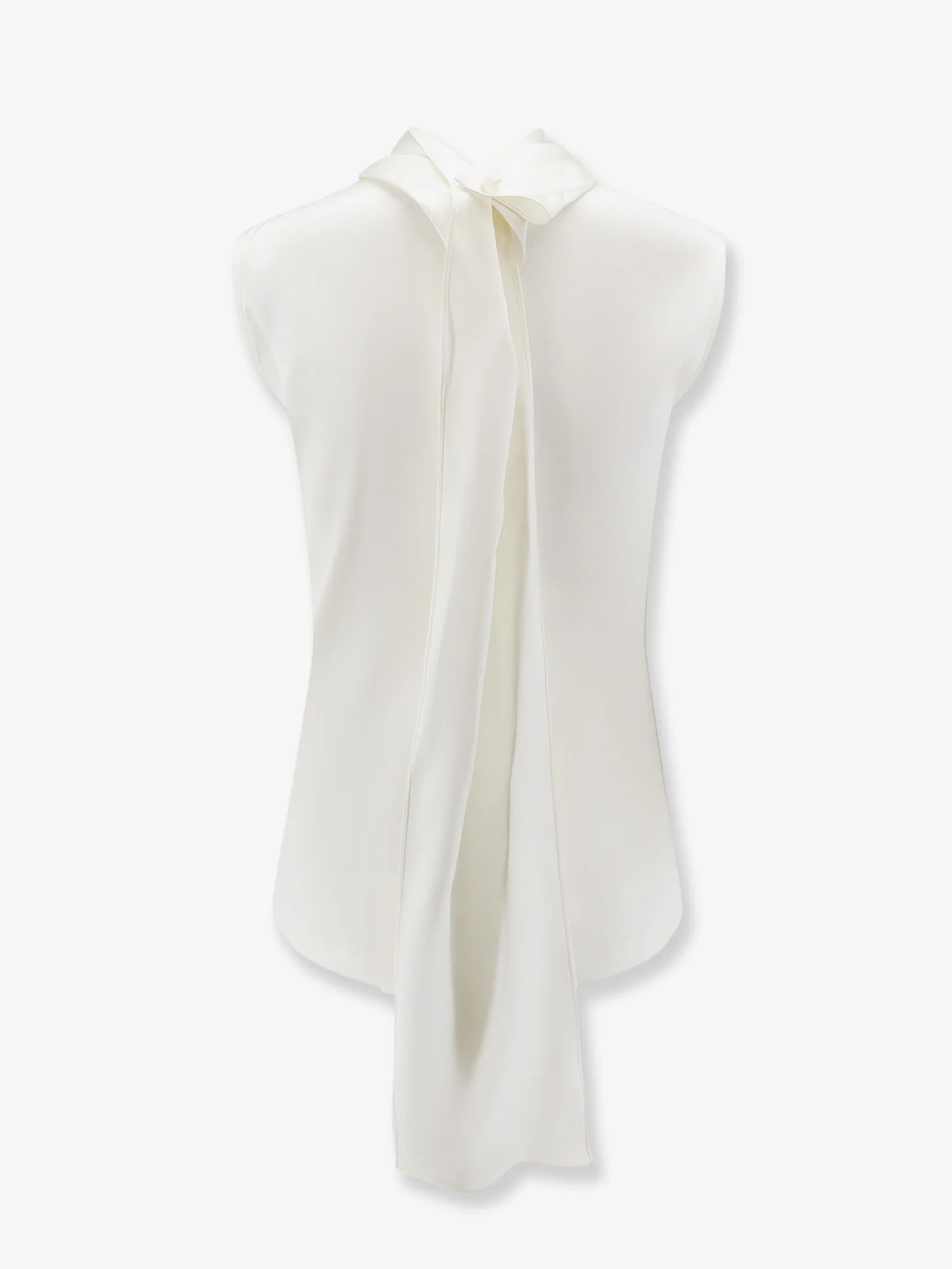 Stretch satin top