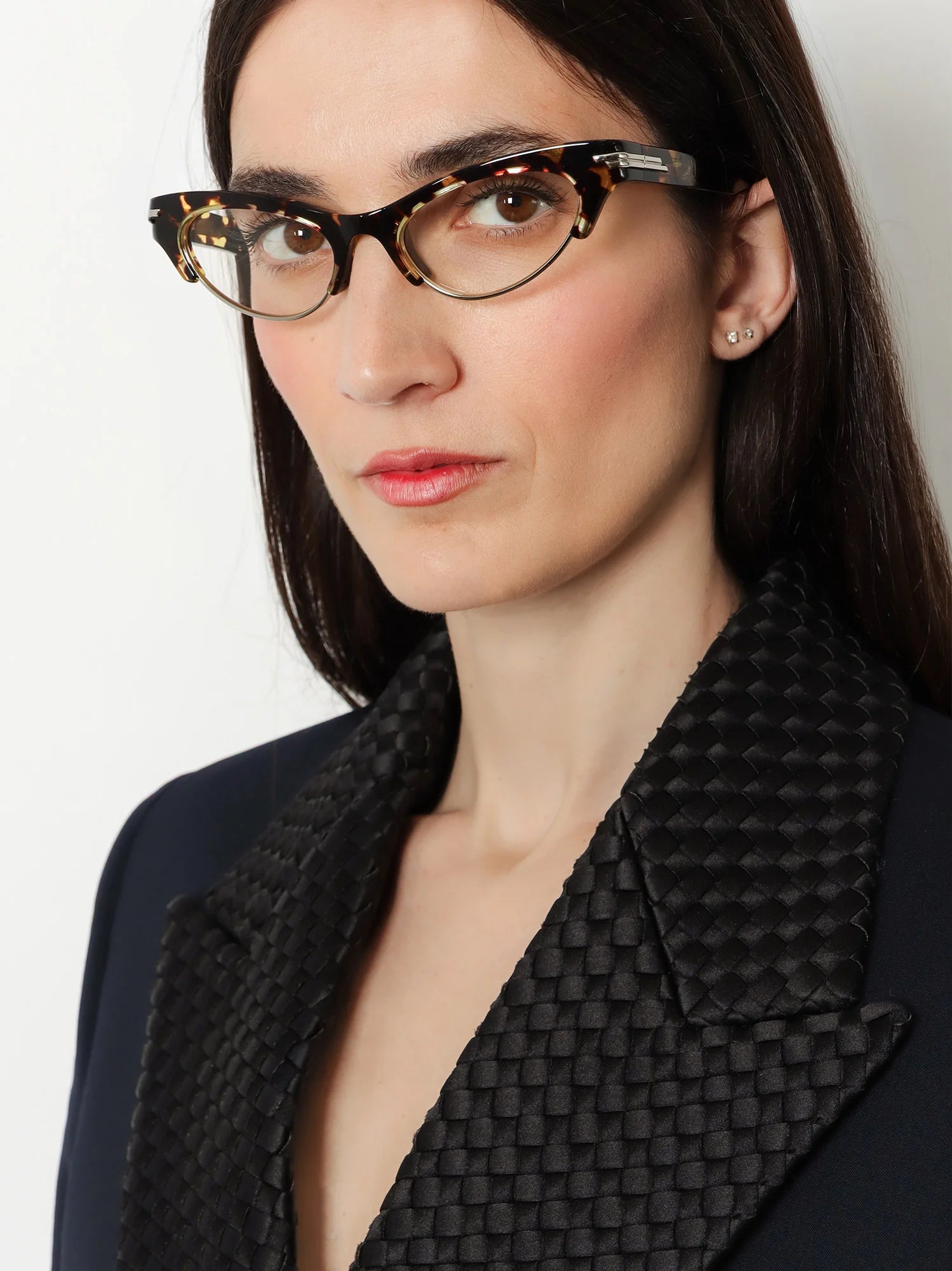 Angle acetate sunglasses