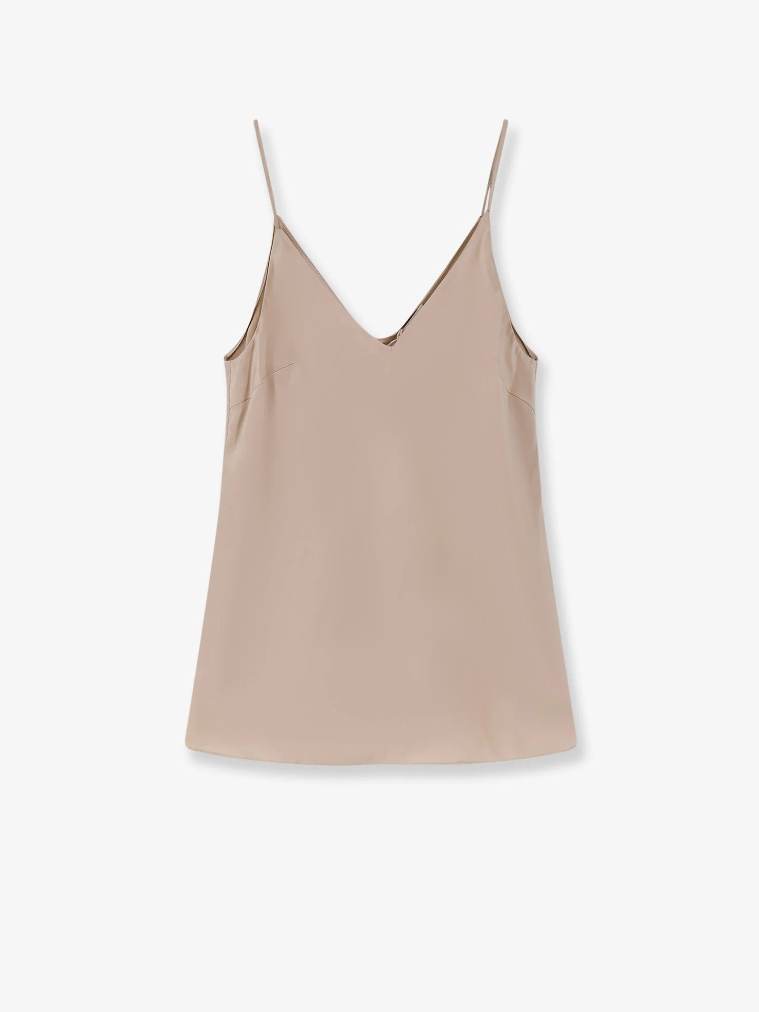 Stretch silk top