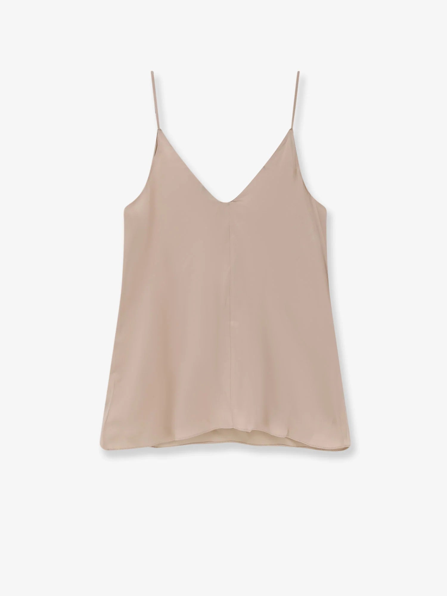 Stretch silk top