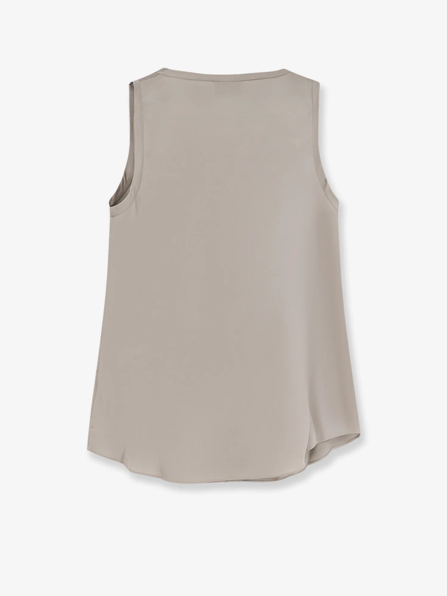 Stretch silk tank top