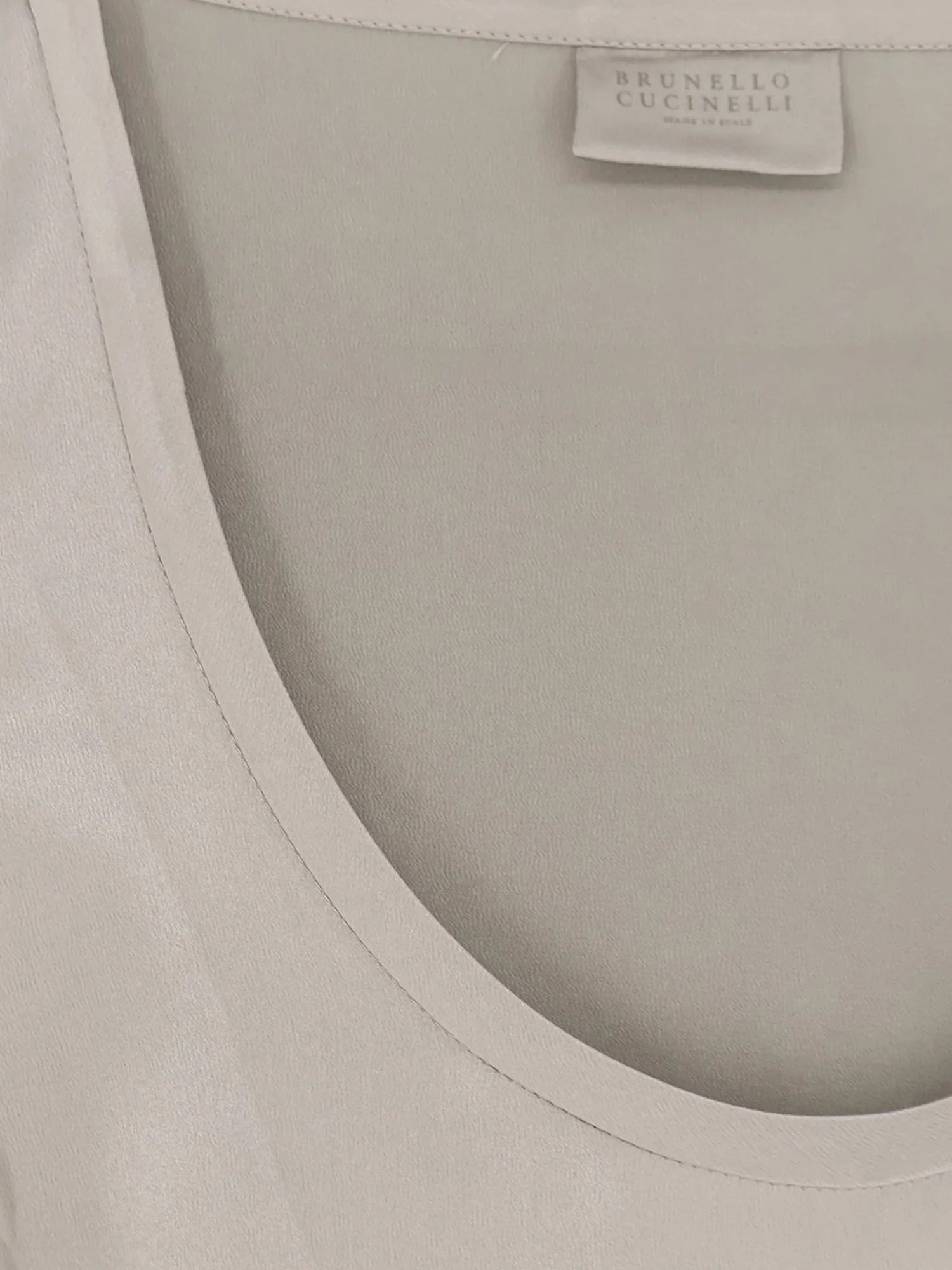 Stretch silk tank top