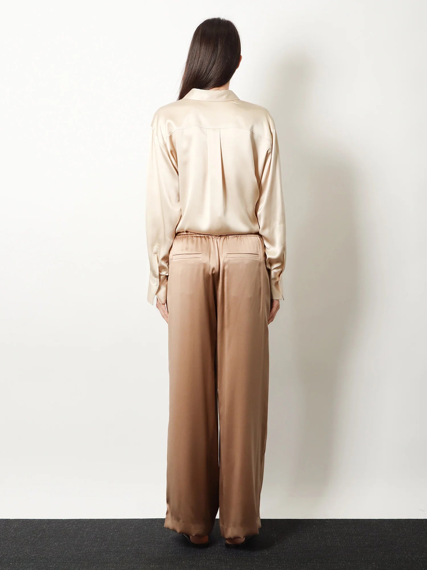 Silk trousers