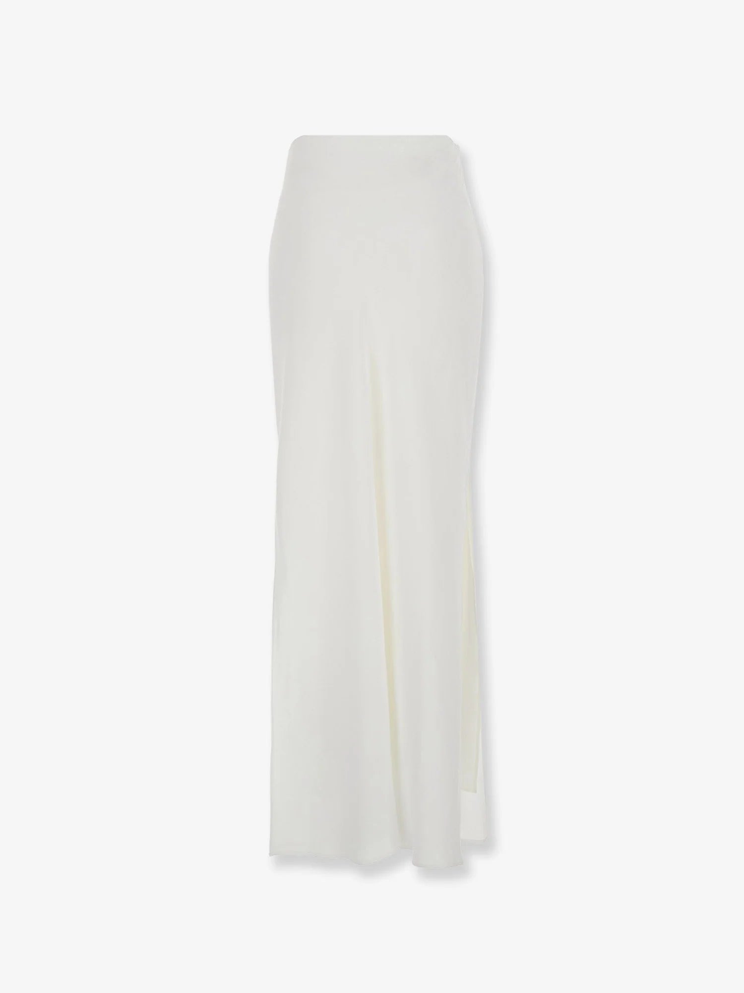 Satin long skirt