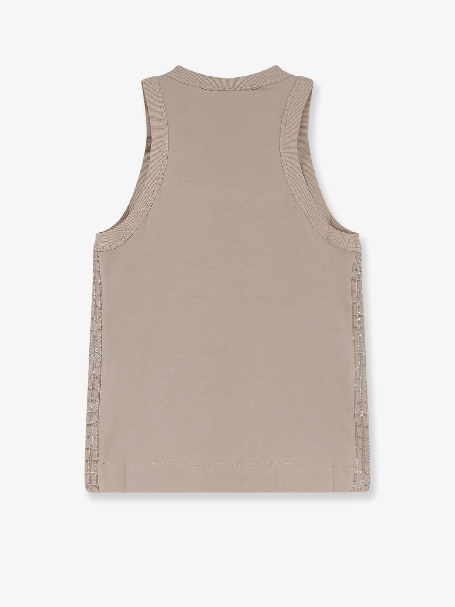 Dazzling pattern jersey tank top