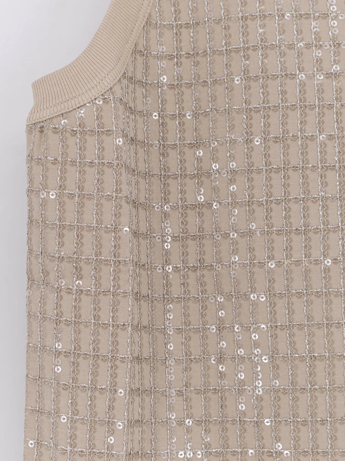 Dazzling pattern jersey tank top