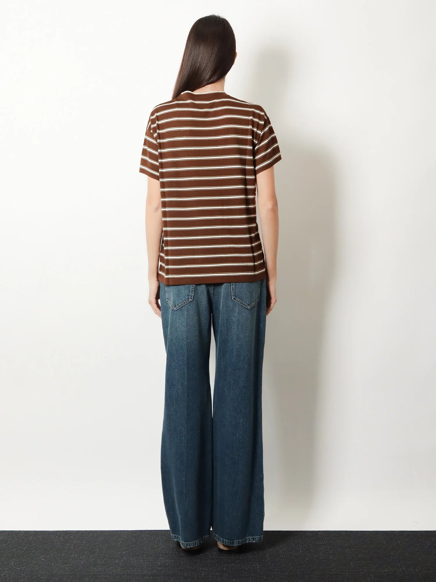 Virgin wool and cashmere blend t-shirt