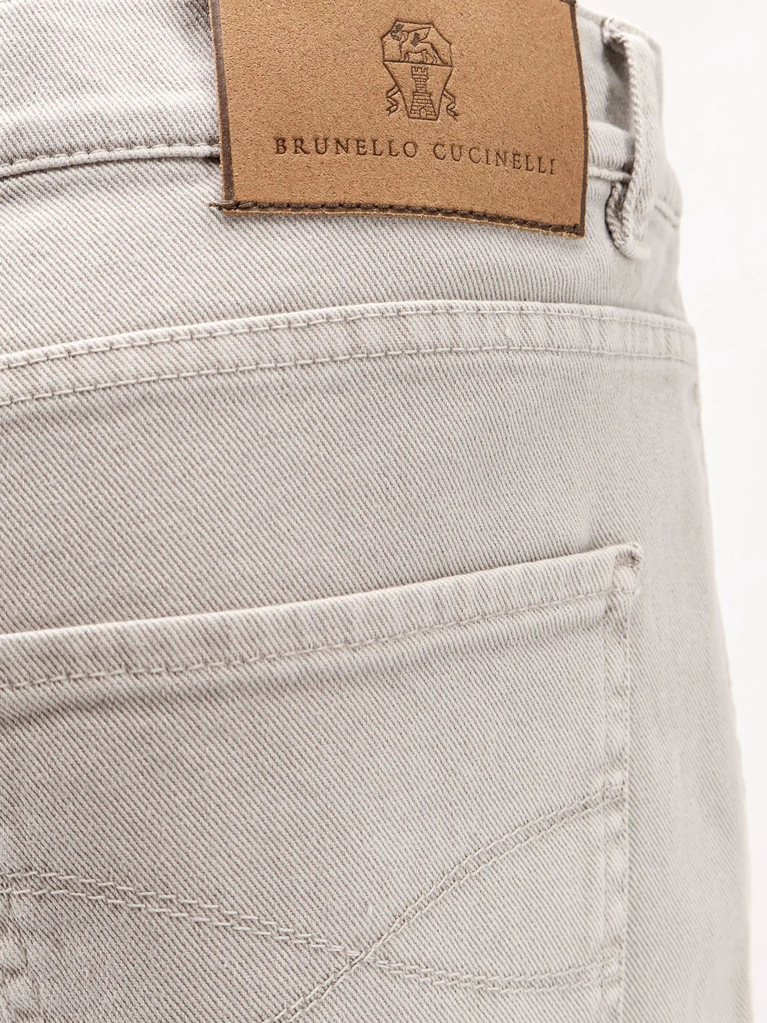 Stretch canvas trousers