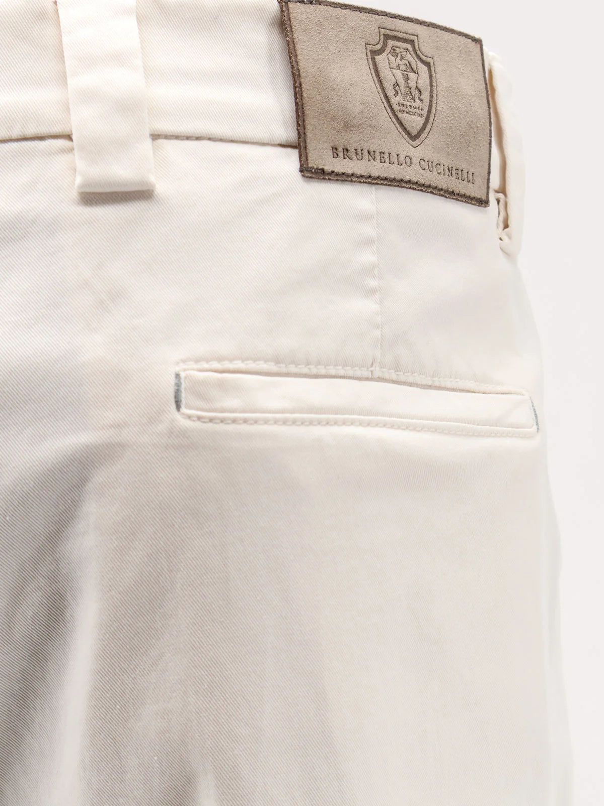 Stretch cotton trousers