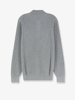 Ribbed cotton cardigan