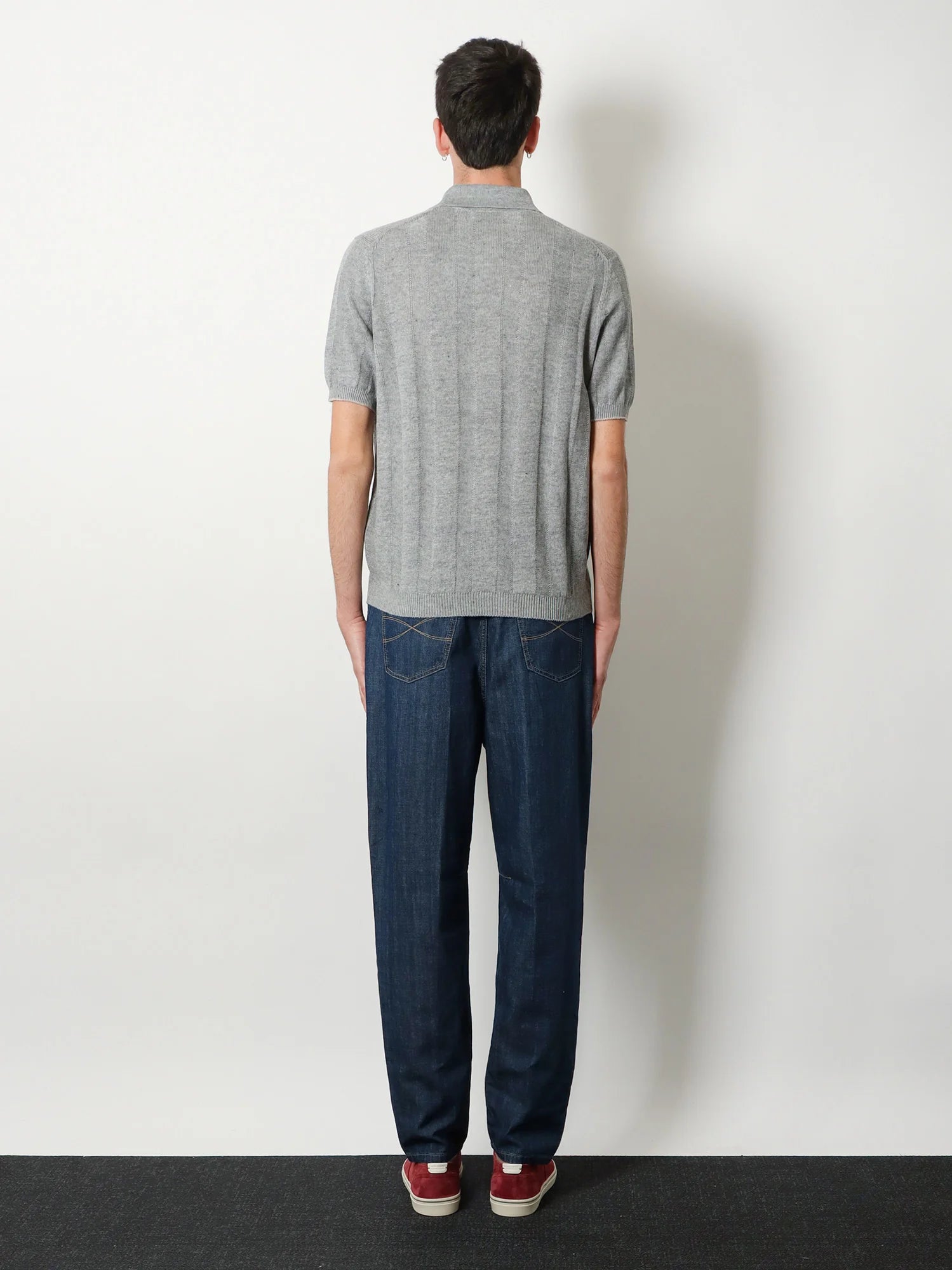 Linen and cotton blend cardigan