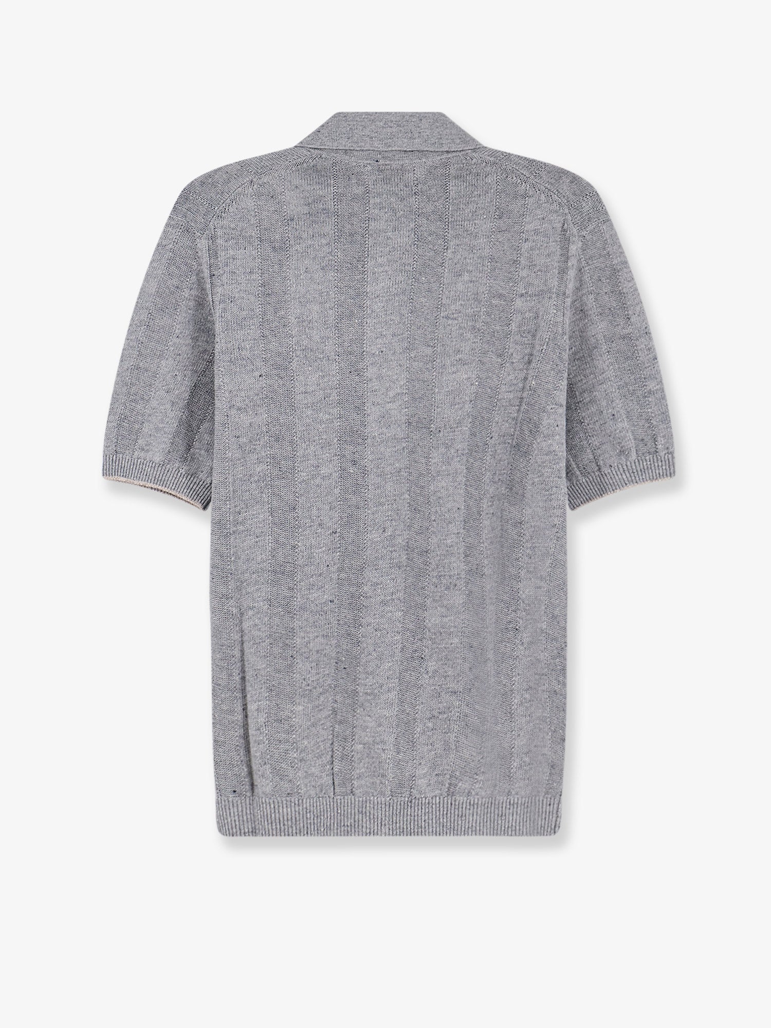 Linen and cotton blend cardigan