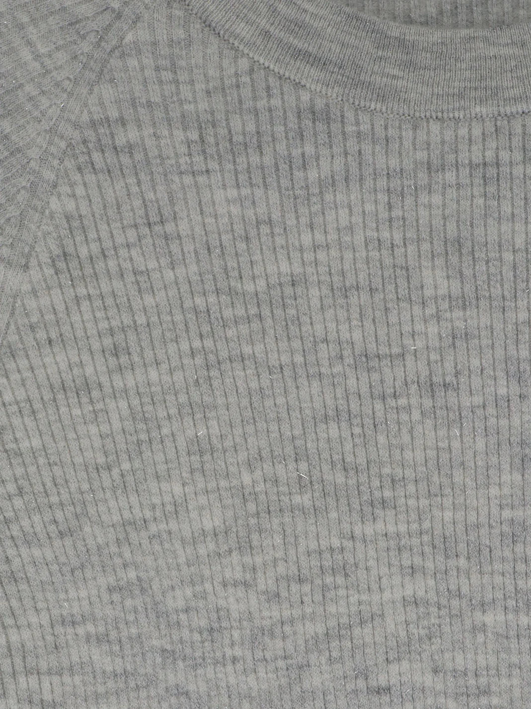 Cashmere and viscose blend lurex sweater