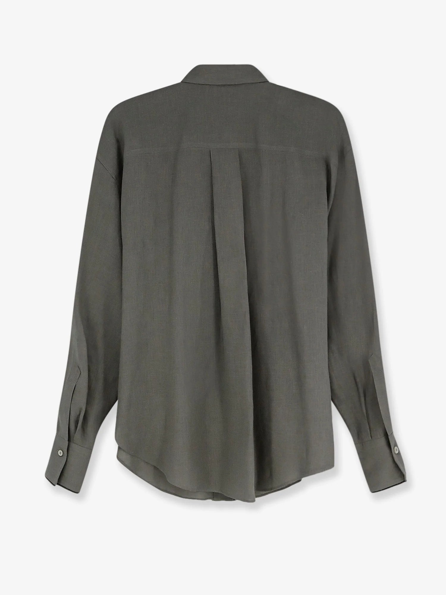 Linen shirt with Monili detail