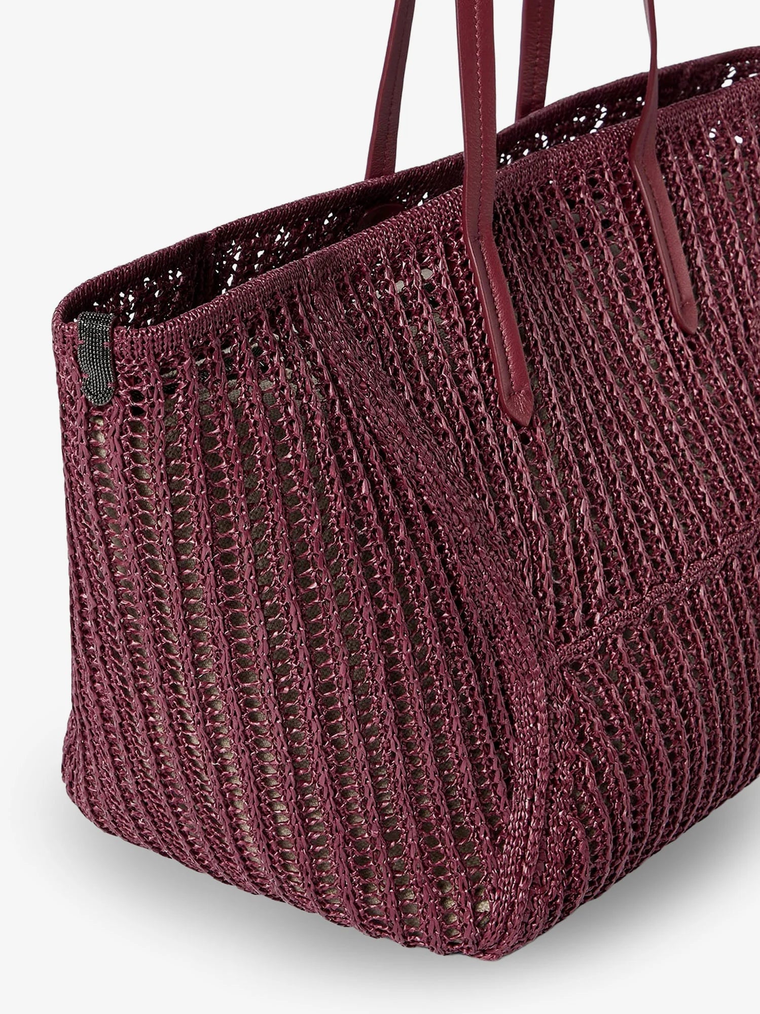 BC Duo raffia shoulder bag