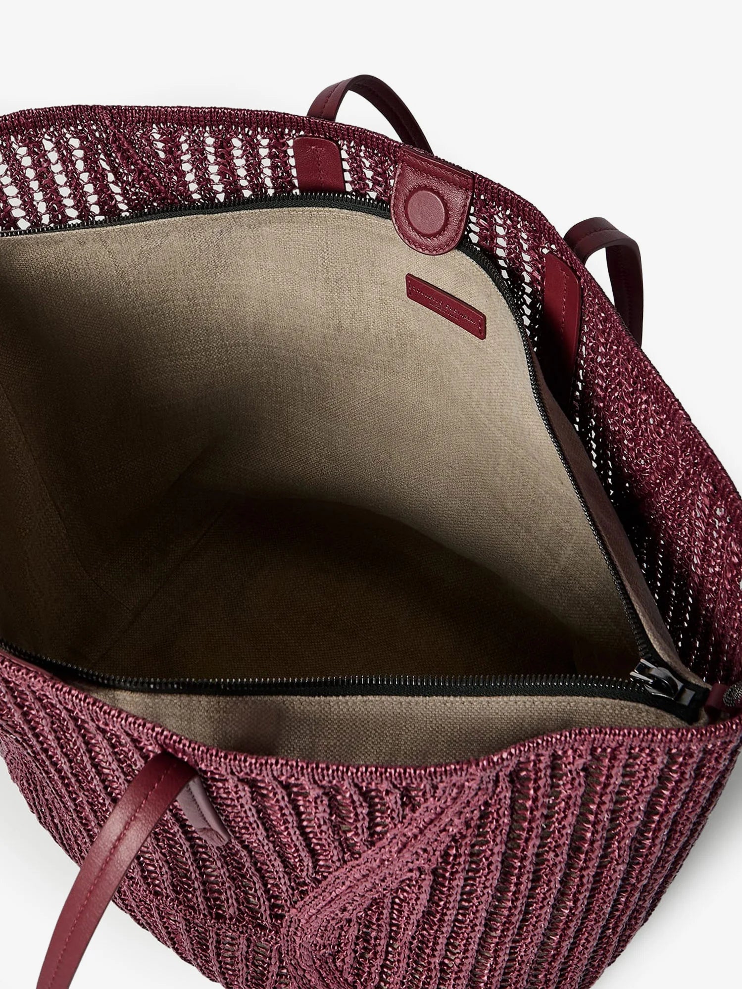 BC Duo raffia shoulder bag