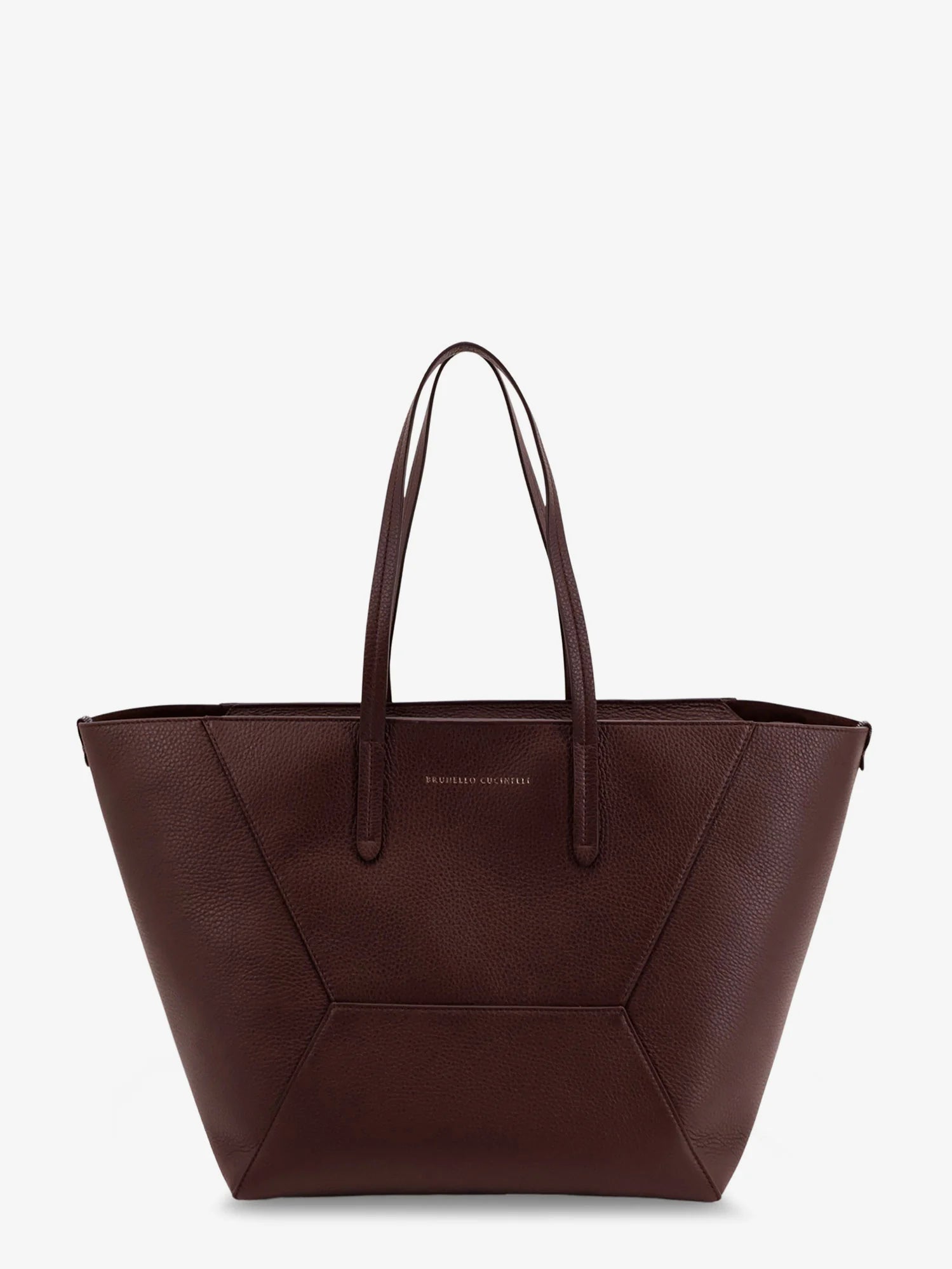 BC Duo hammered leather shoulder bag