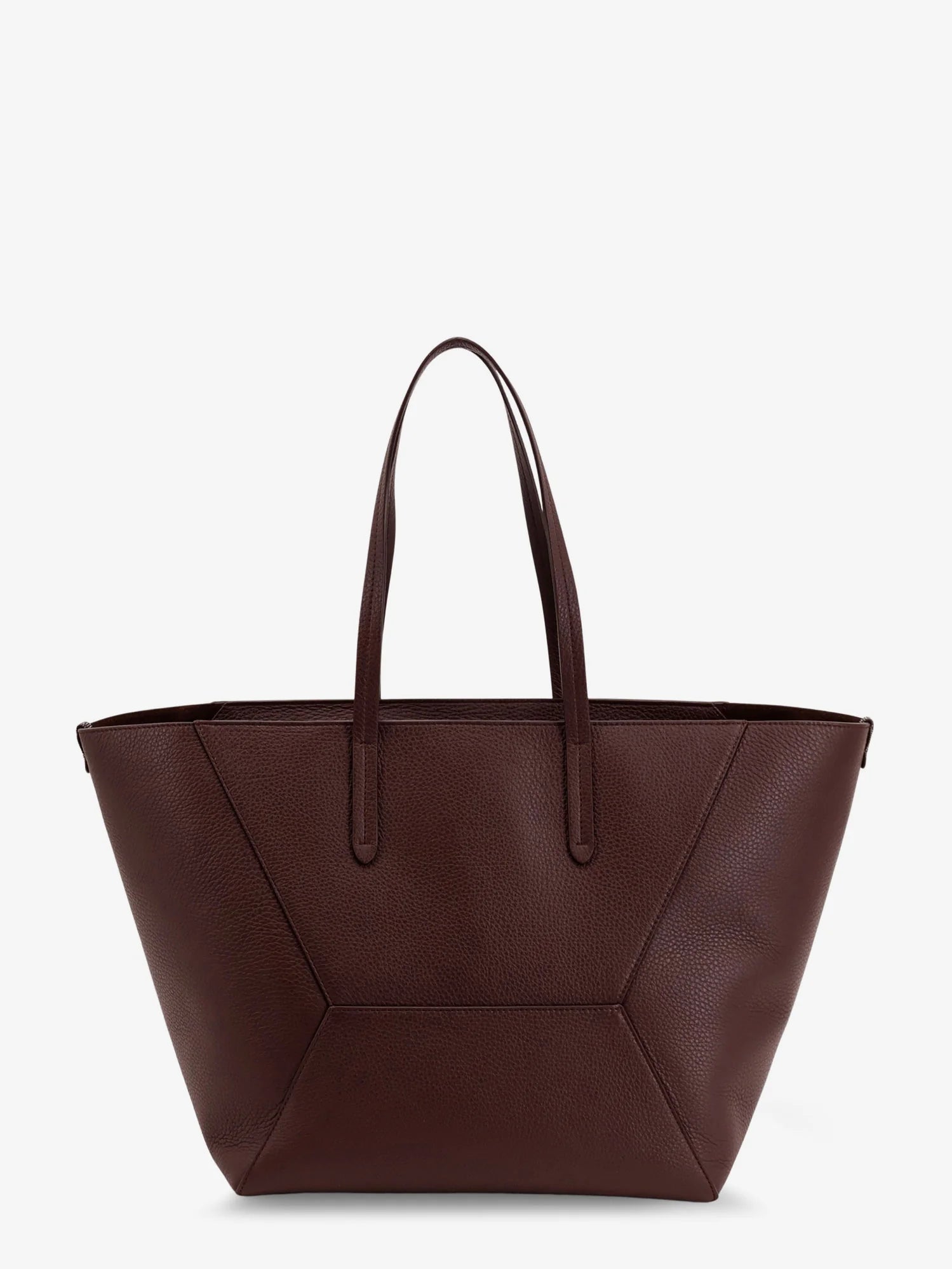 BC Duo hammered leather shoulder bag
