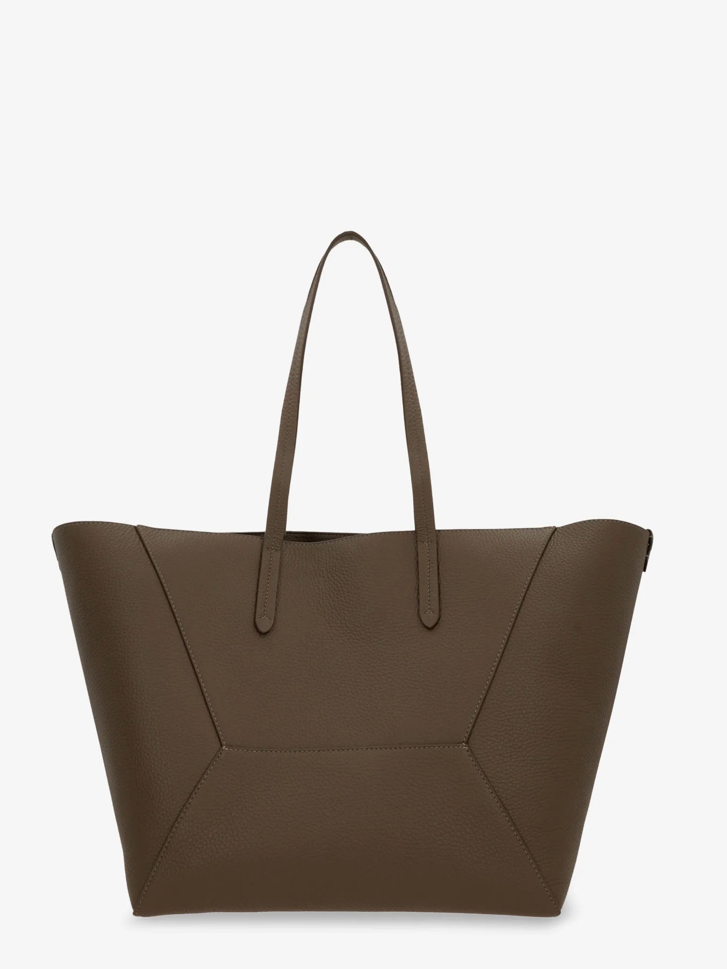 BC Duo hammered leather shoulder bag