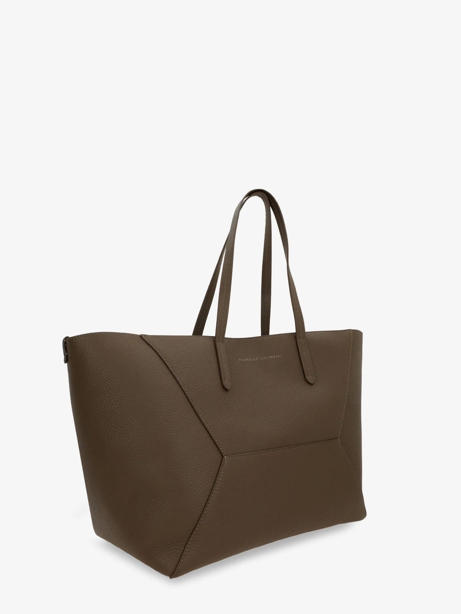 BC Duo hammered leather shoulder bag