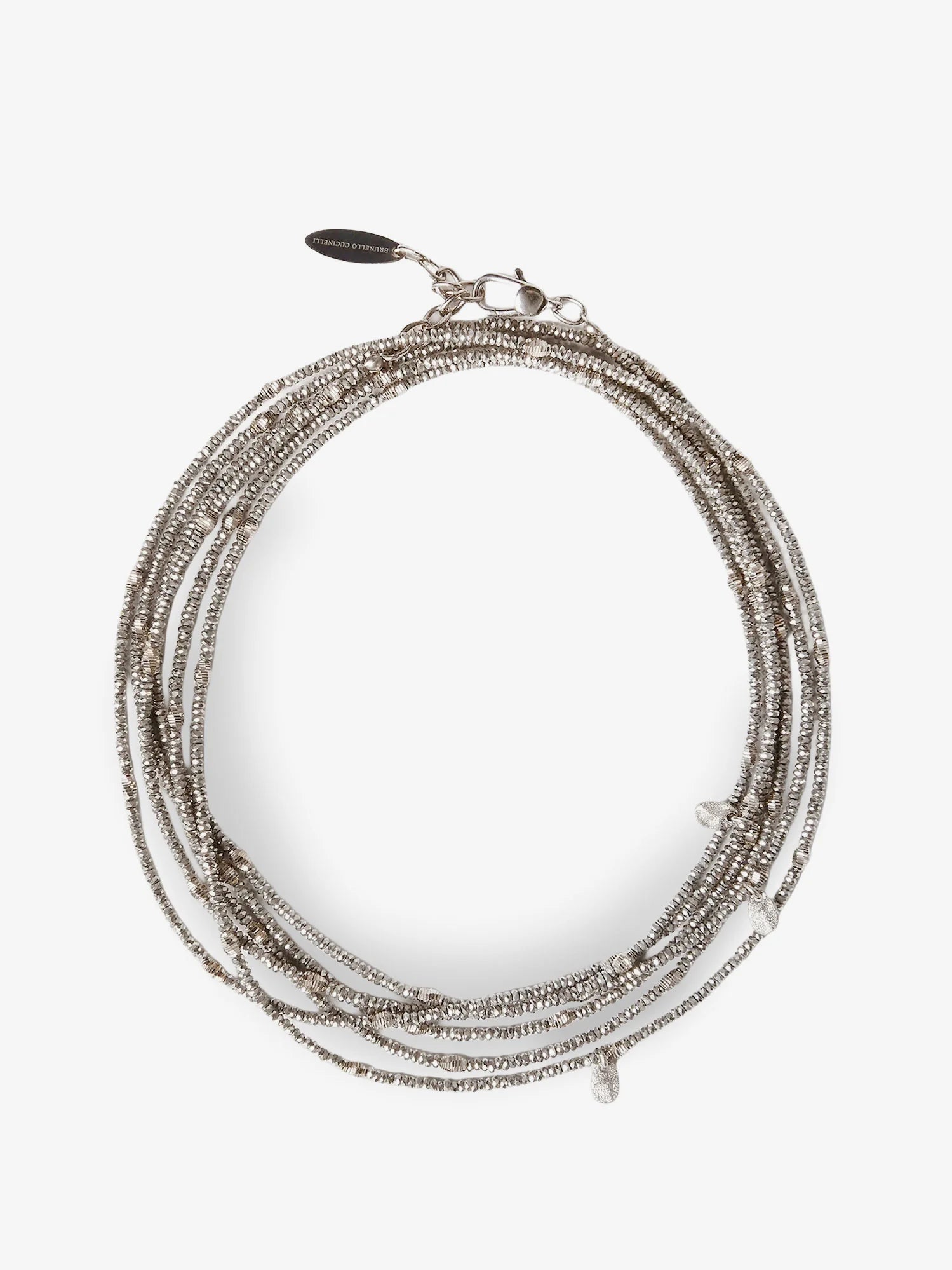 Wrap hematite and 925 Sterling silver bracelet