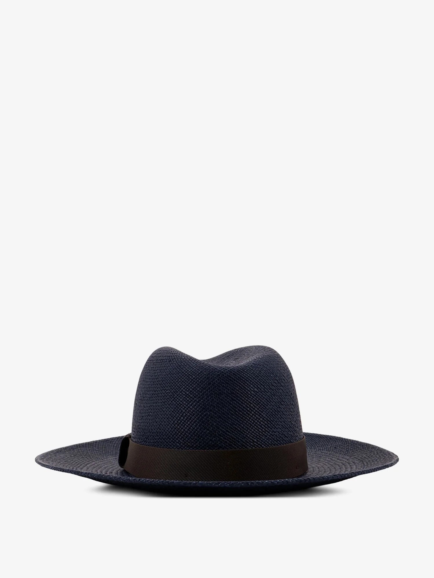 Raffia Fedora hat with Monili detail