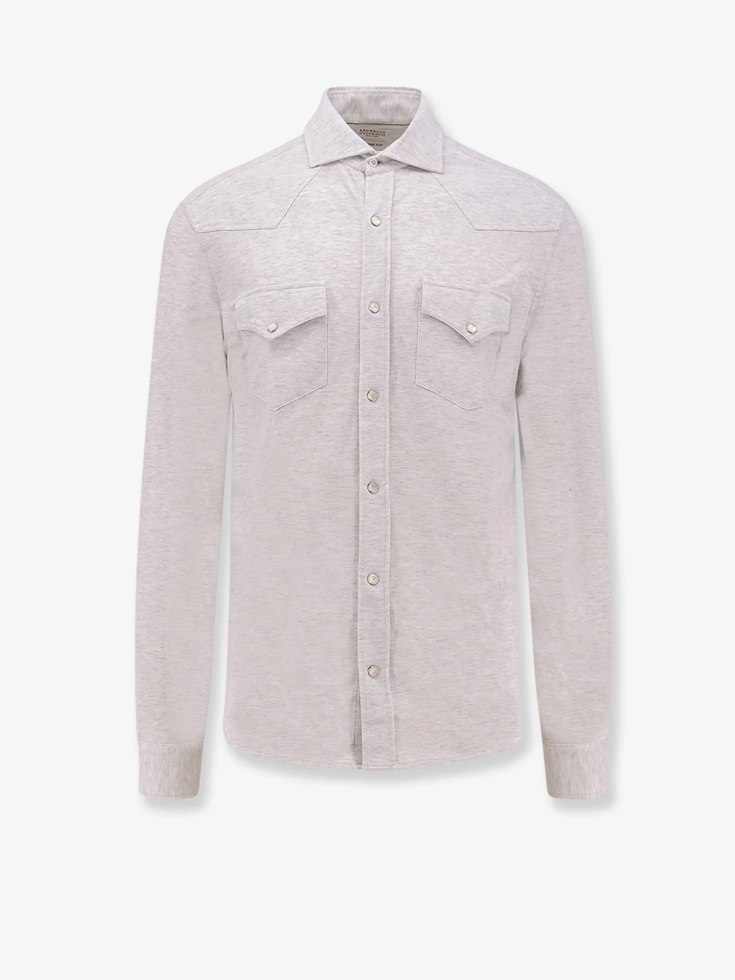 Leisure-fit cotton shirt